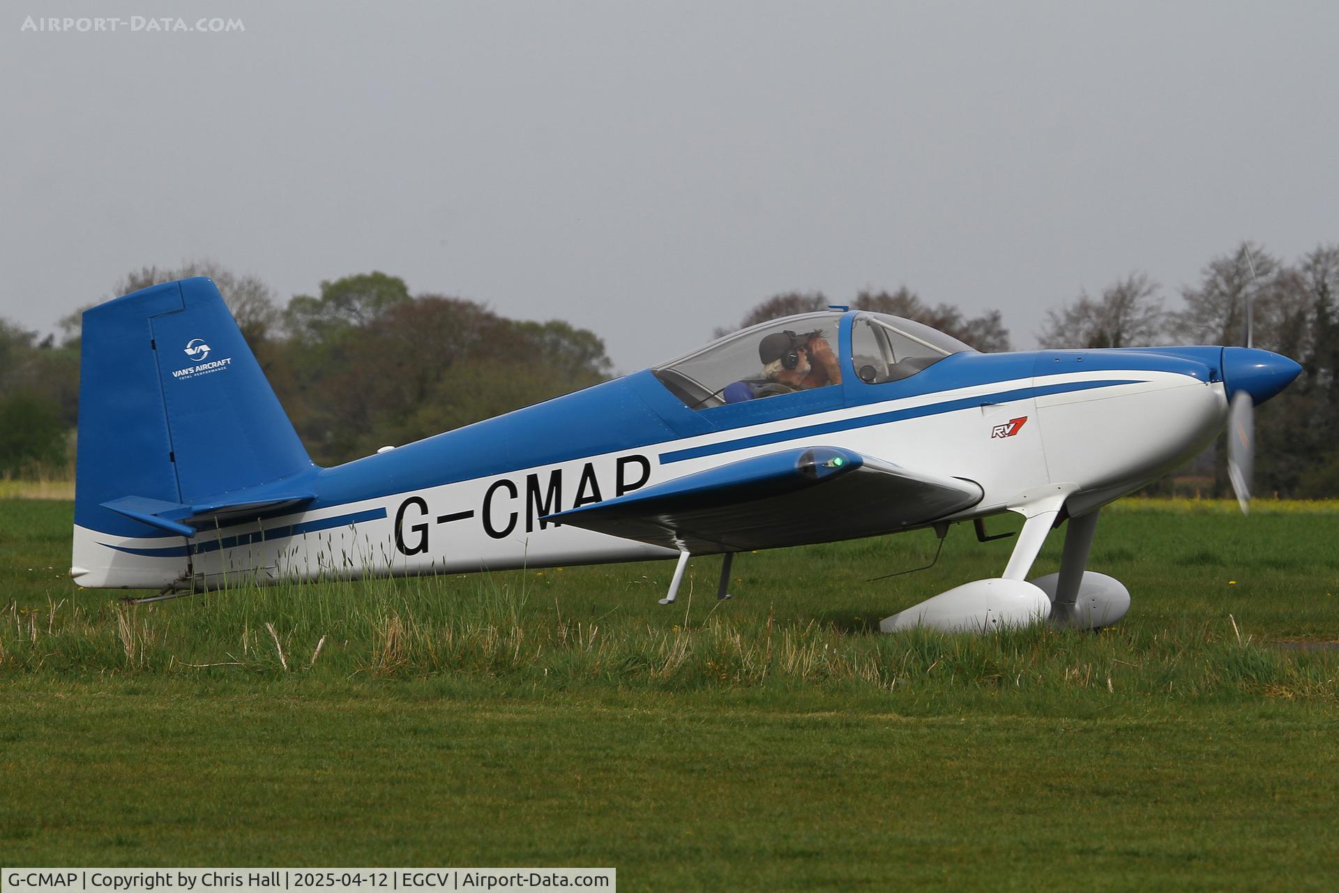 G-CMAP, 2021 Vans RV-7 C/N LAA 323-15449, Vintage Piper fly in, Sleap