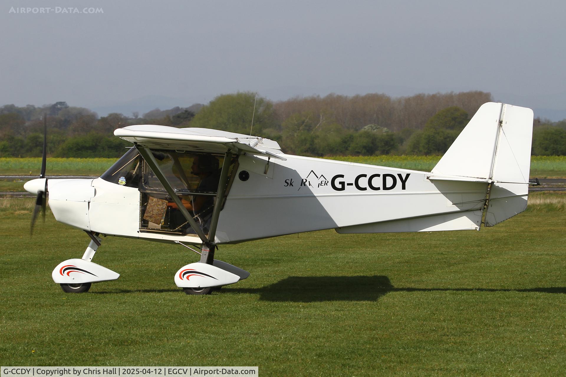 G-CCDY, 2003 Best Off Skyranger 912(2) C/N BMAA/HB/275, Vintage Piper fly in, Sleap