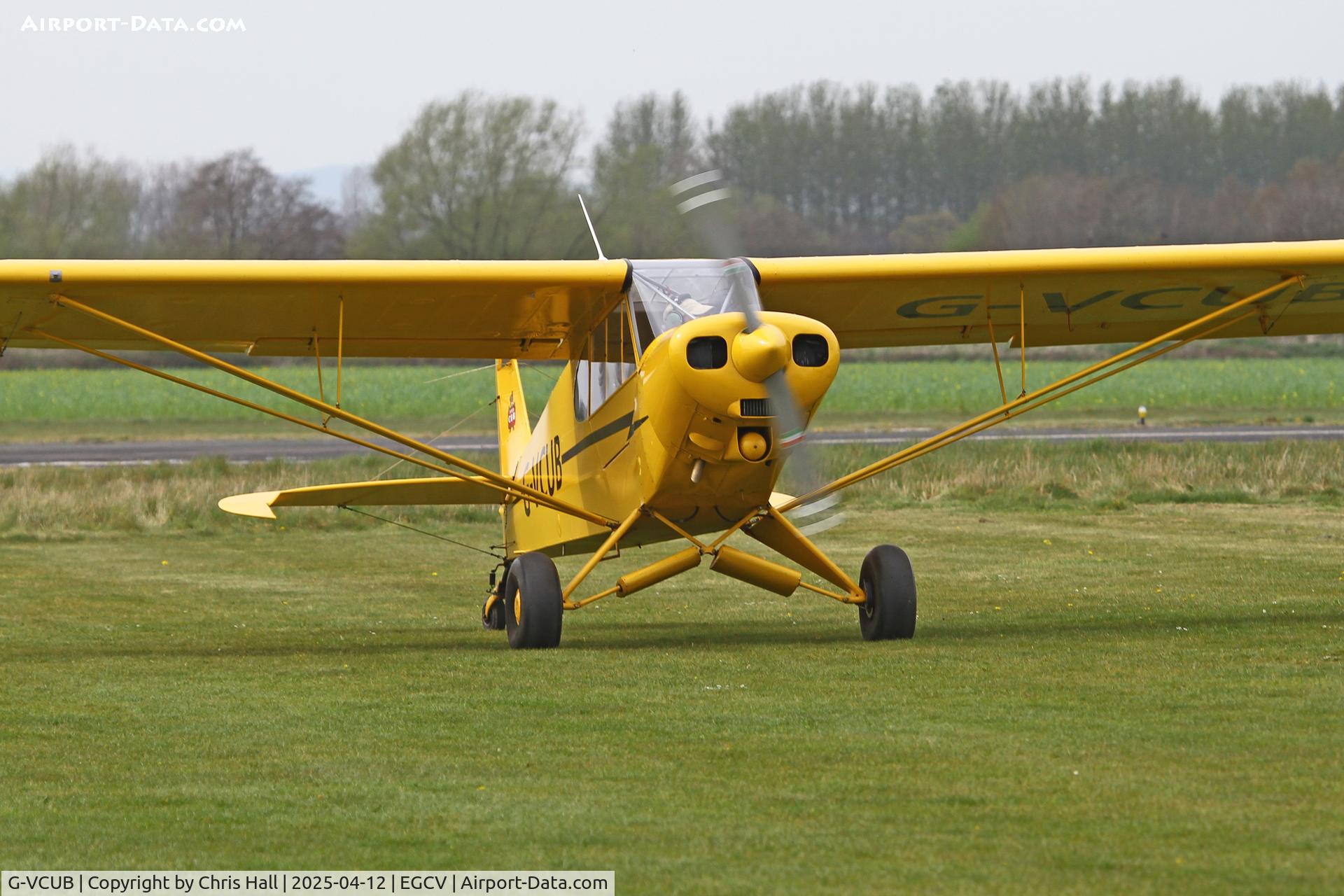 G-VCUB, 1976 Piper PA-18-150 Super Cub Super Cub C/N 18-7609021, Vintage Piper fly in, Sleap
