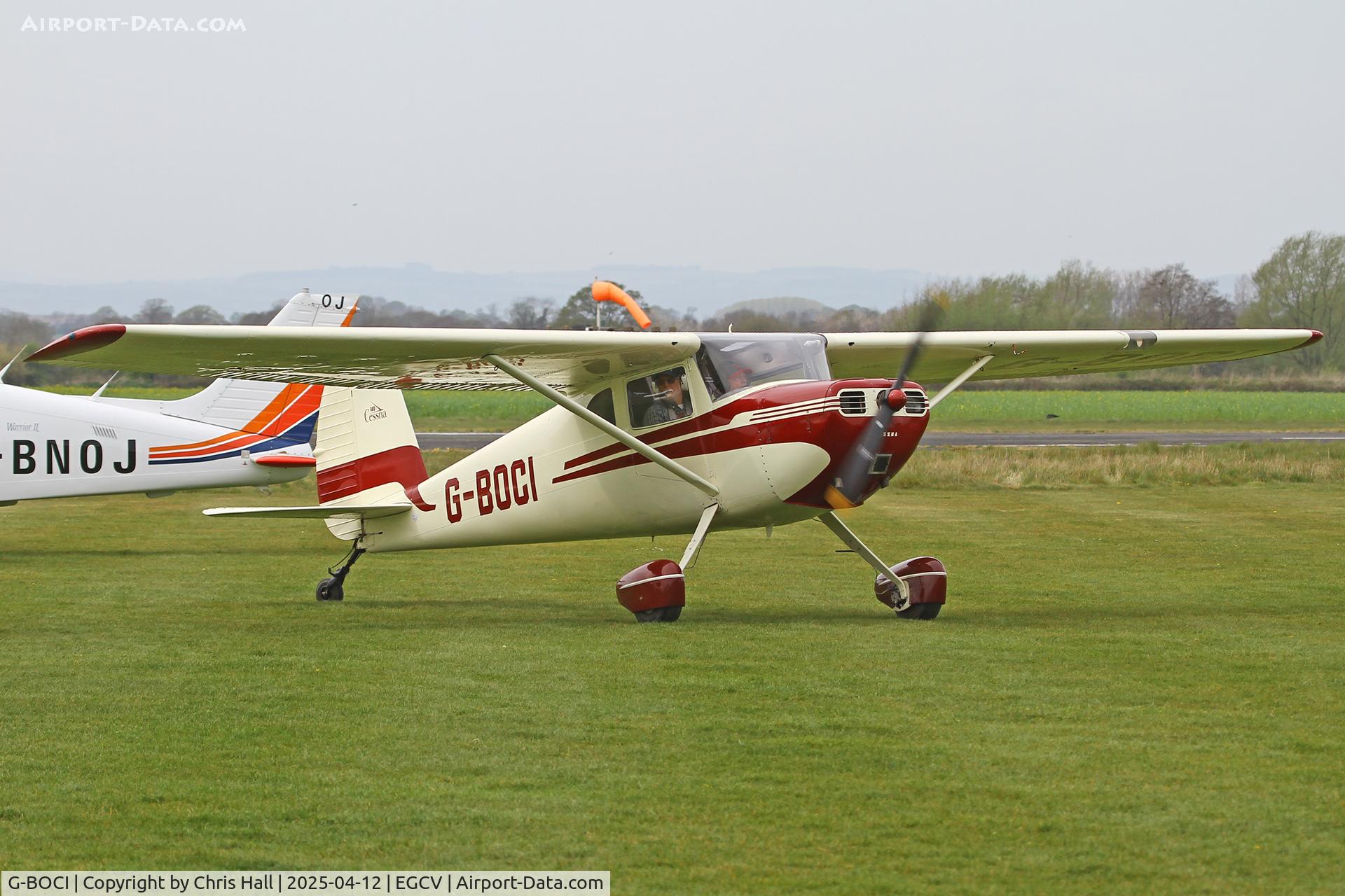 G-BOCI, 1950 Cessna 140A C/N 15497, Vintage Piper fly in, Sleap
