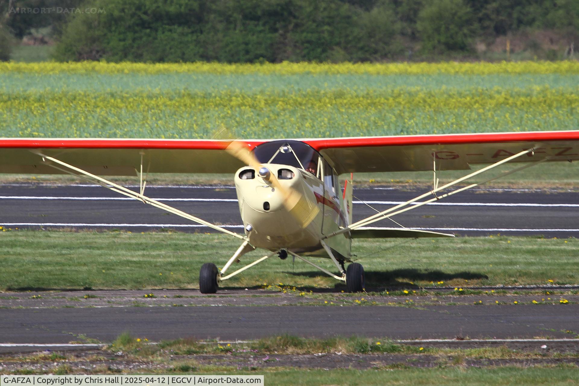 G-AFZA, 1939 Piper J-4A Cub Coupe C/N 4-873, Vintage Piper fly in, Sleap