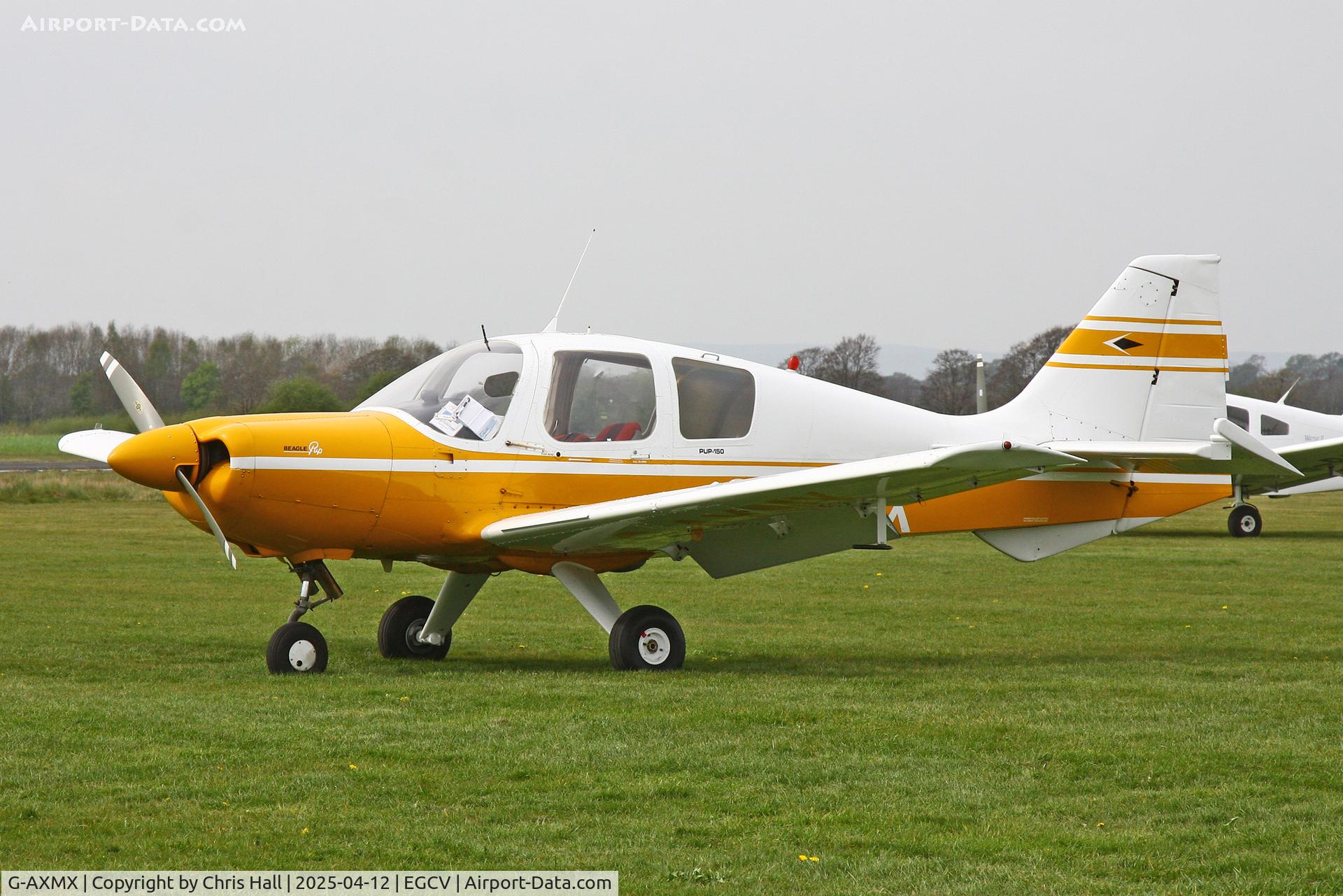 G-AXMX, 1969 Beagle B-121 Pup Series 2 (Pup 150) C/N B121-103, Vintage Piper fly in, Sleap