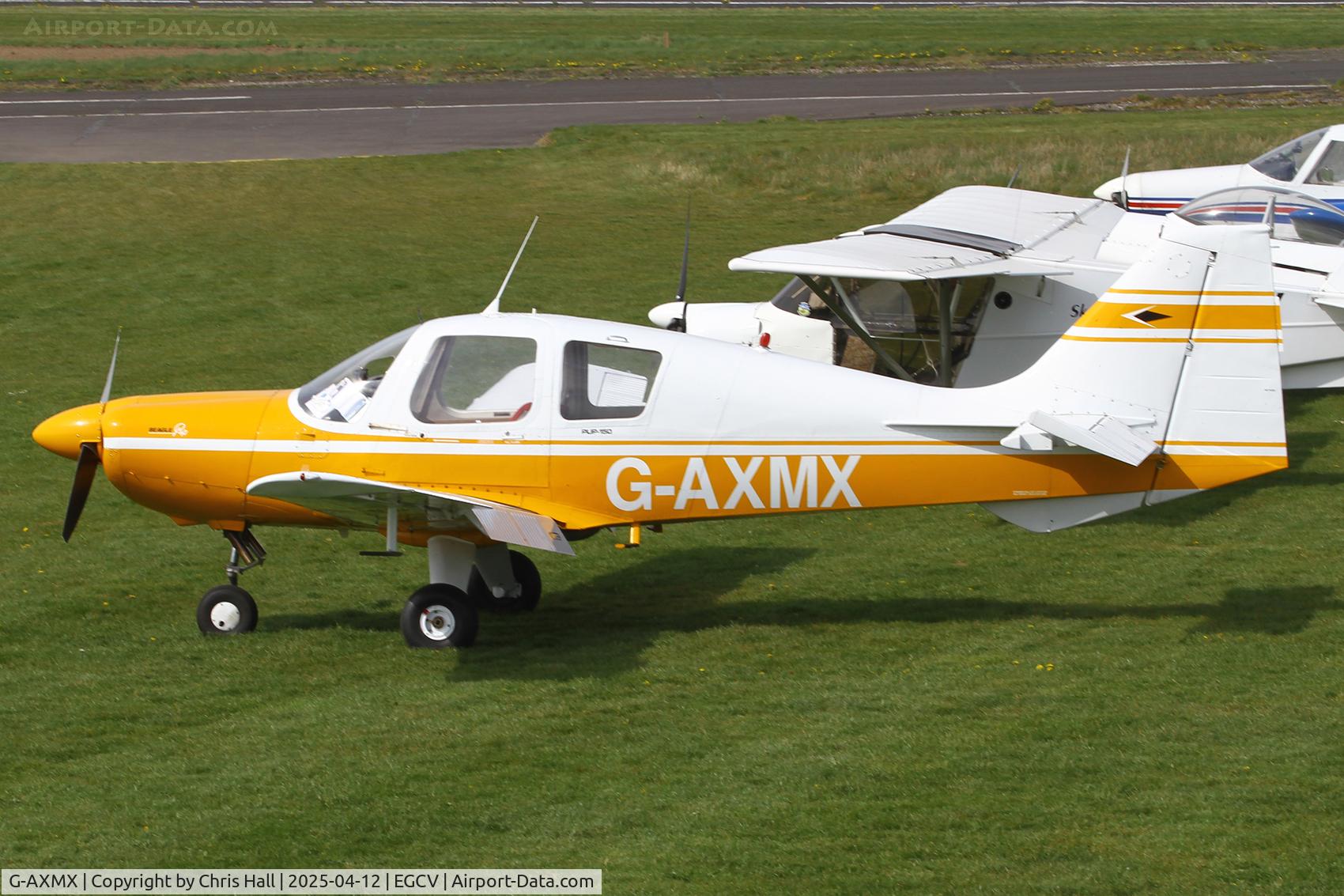G-AXMX, 1969 Beagle B-121 Pup Series 2 (Pup 150) C/N B121-103, Vintage Piper fly in, Sleap