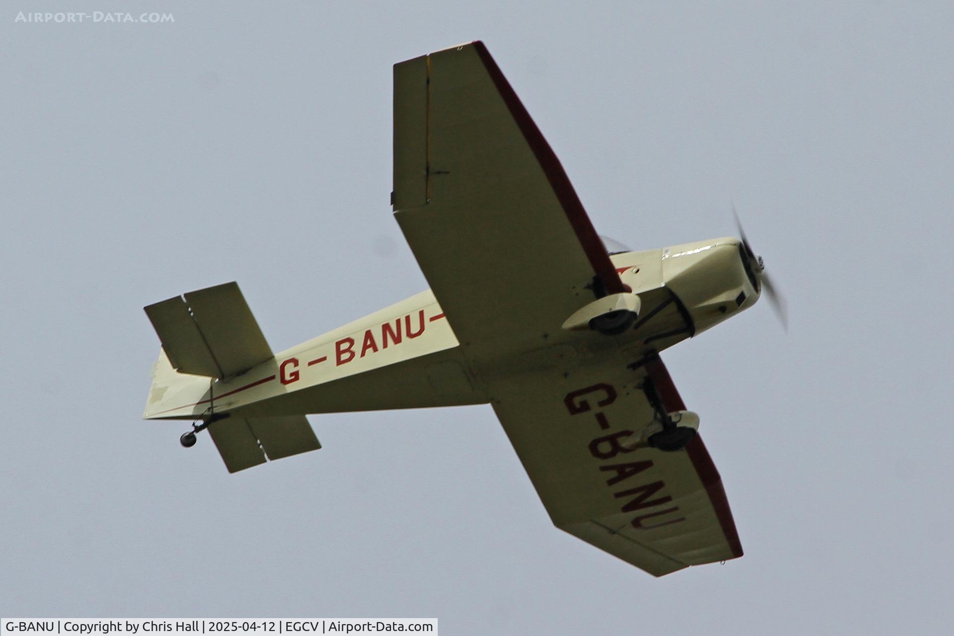 G-BANU, 1963 Wassmer (Jodel) D-120 Paris-Nice C/N 247, Vintage Piper fly in, Sleap