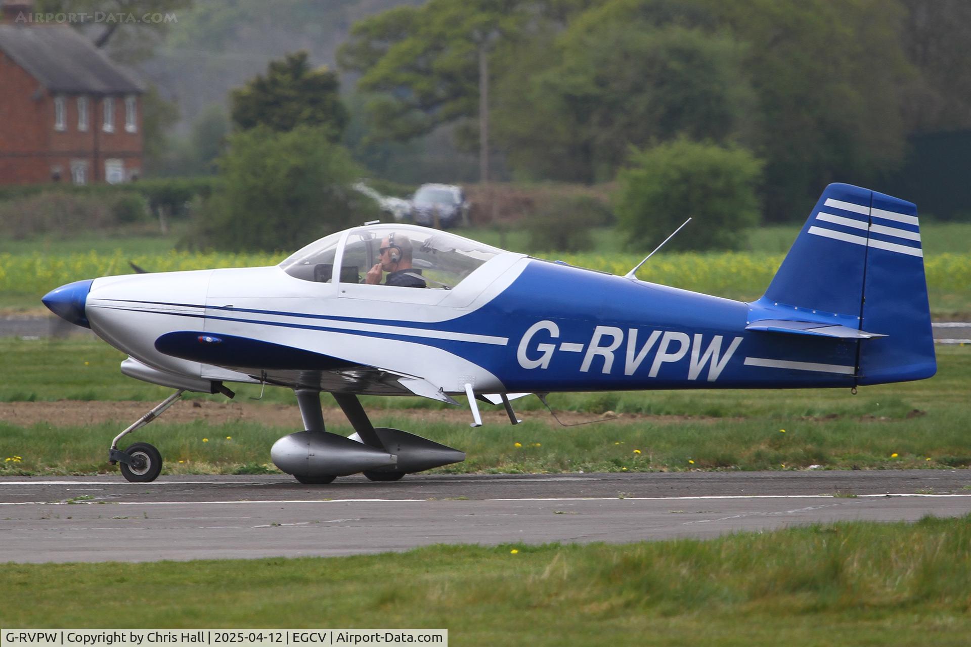 G-RVPW, 2004 Vans RV-6A C/N PFA 181A-13481, Vintage Piper fly in, Sleap