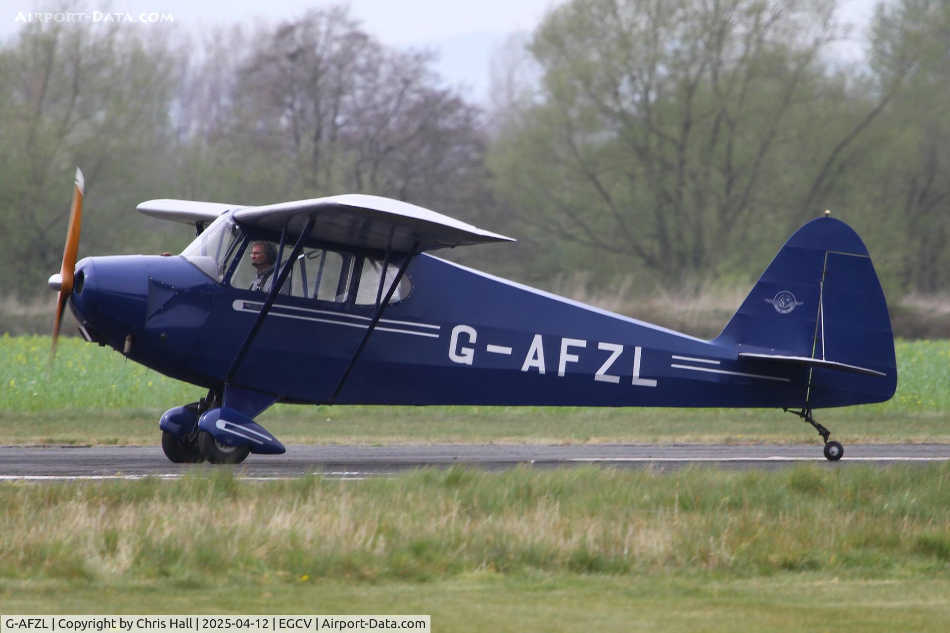 G-AFZL, 1939 Porterfield CP-50 Collegiate C/N 581, Vintage Piper fly in, Sleap