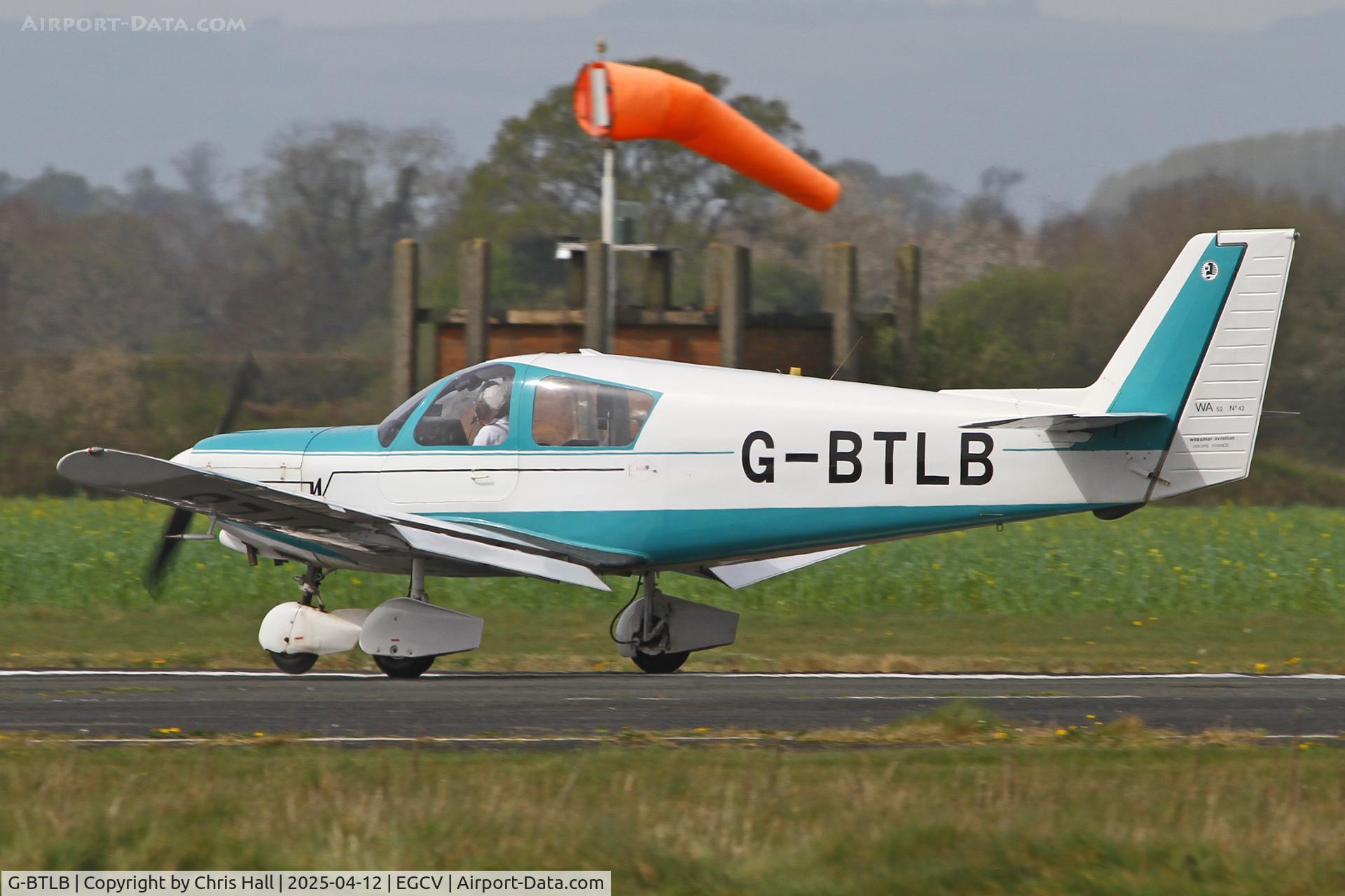 G-BTLB, 1972 Wassmer WA-52 Europa C/N 42, Vintage Piper fly in, Sleap