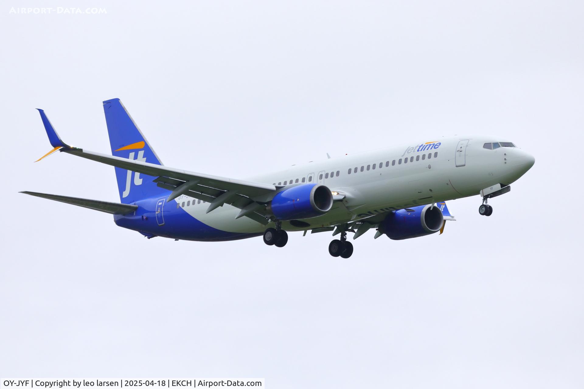 OY-JYF, 2009 Boeing B737-81M C/N 37161, Copenhagen 18.4.2025