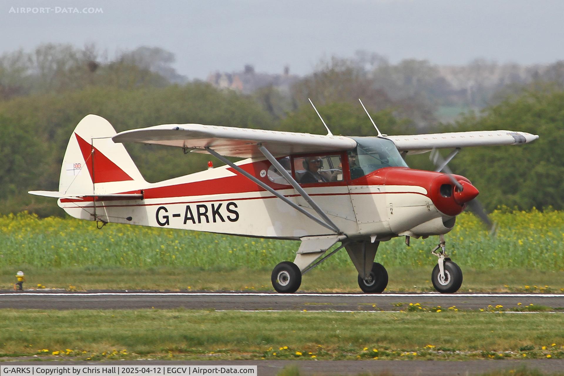 G-ARKS, 1961 Piper PA-22-108 Colt Colt C/N 22-8422, Vintage Piper fly in, Sleap
