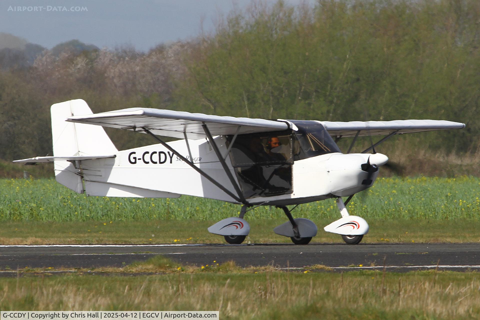 G-CCDY, 2003 Best Off Skyranger 912(2) C/N BMAA/HB/275, Vintage Piper fly in, Sleap