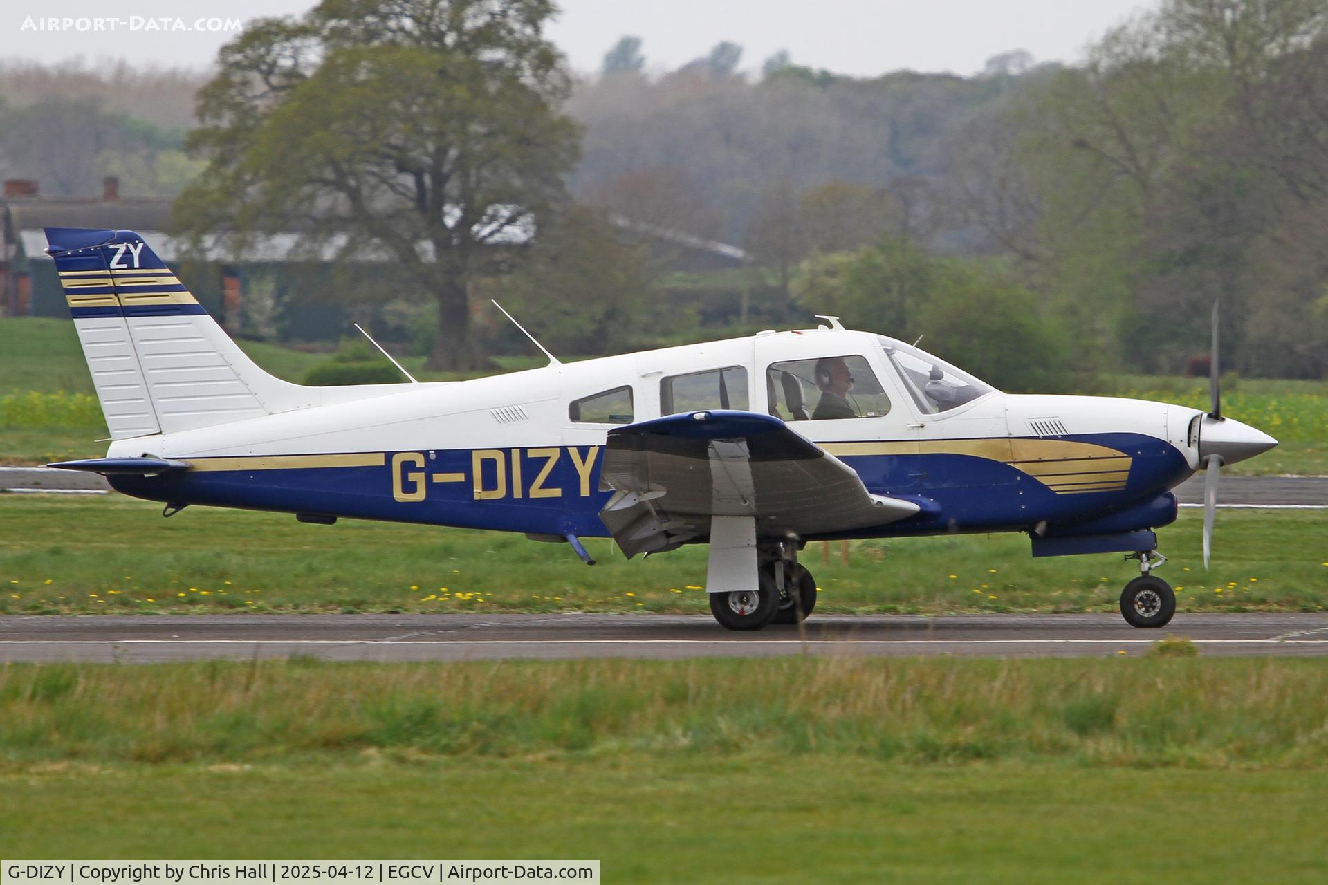 G-DIZY, 1977 Piper PA-28R-201T Cherokee Arrow III C/N 28R-7703401, Vintage Piper fly in, Sleap