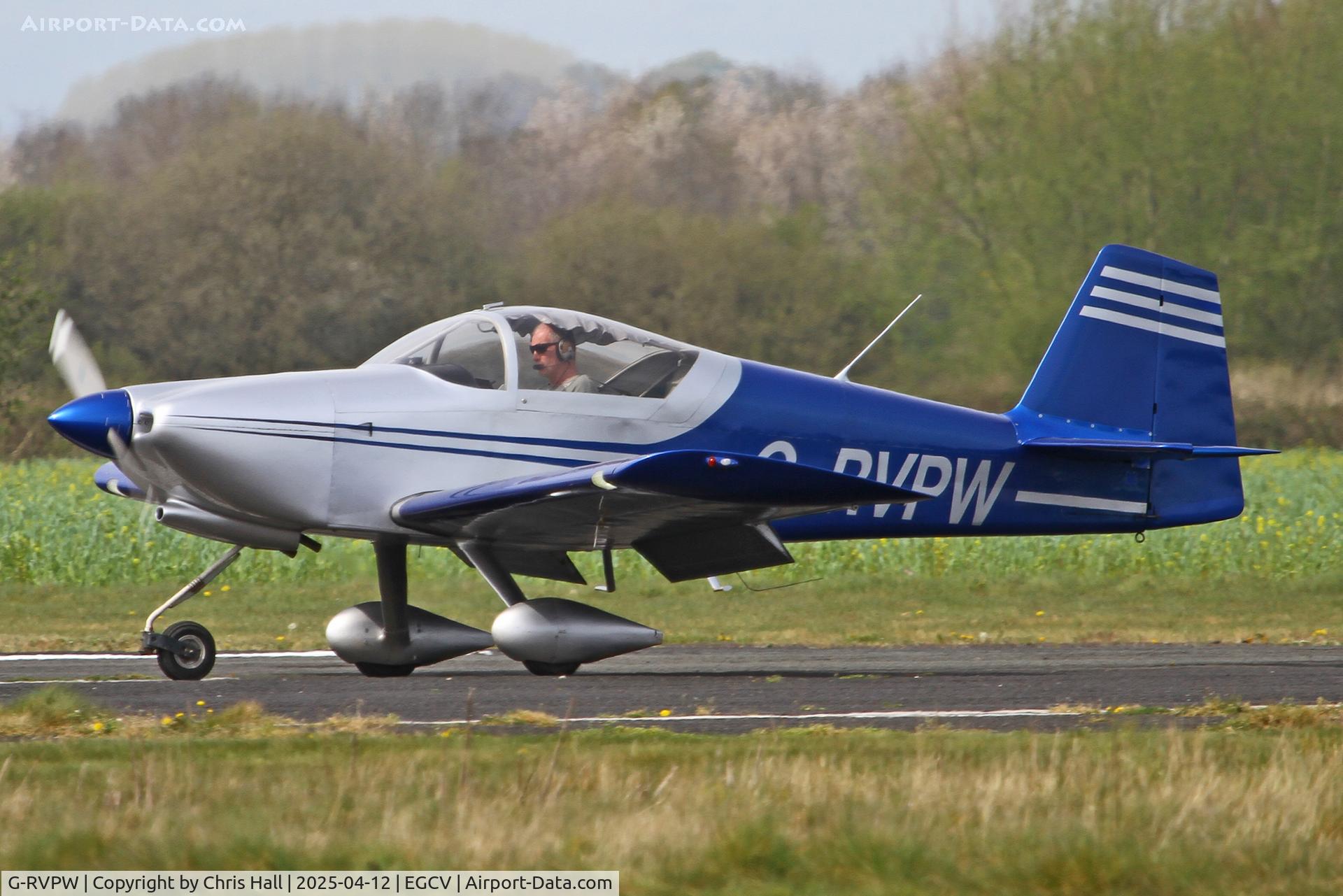 G-RVPW, 2004 Vans RV-6A C/N PFA 181A-13481, Vintage Piper fly in, Sleap