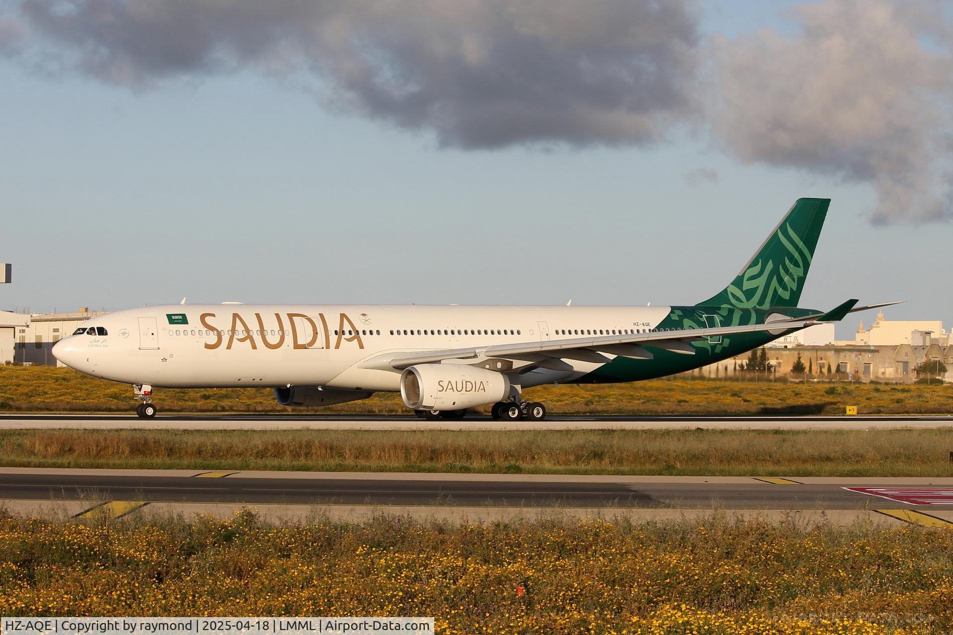 HZ-AQE, 2010 Airbus A330-343X C/N 1147, Airbus A330 -343X reg HZ-AQE of Saudia Airlines in special colour scheme.