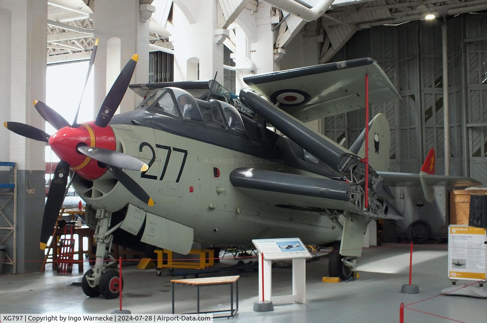 XG797, Fairey Gannet ECM.6 C/N F9365, Fairey Gannet ECM6 at the IWM and other collections, Duxford