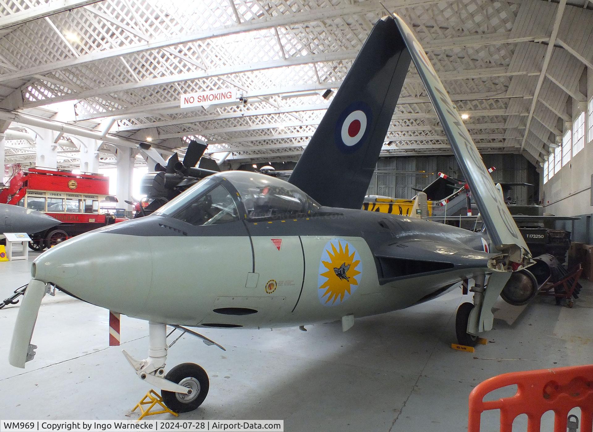 WM969, 1954 Hawker Sea Hawk FB.5 C/N 6007, Hawker Sea Hawk FB5 at the IWM and other collections, Duxford