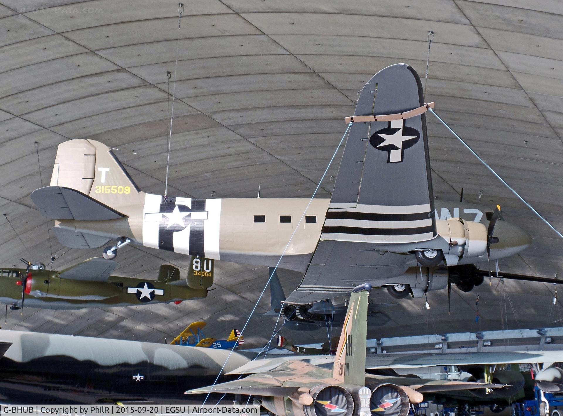 G-BHUB, 1943 Douglas C-47A Skytrain C/N 19975, G-BHUB '43-15509' 1943 Douglas C-47A USAF BoB 75th Anniversary Duxford