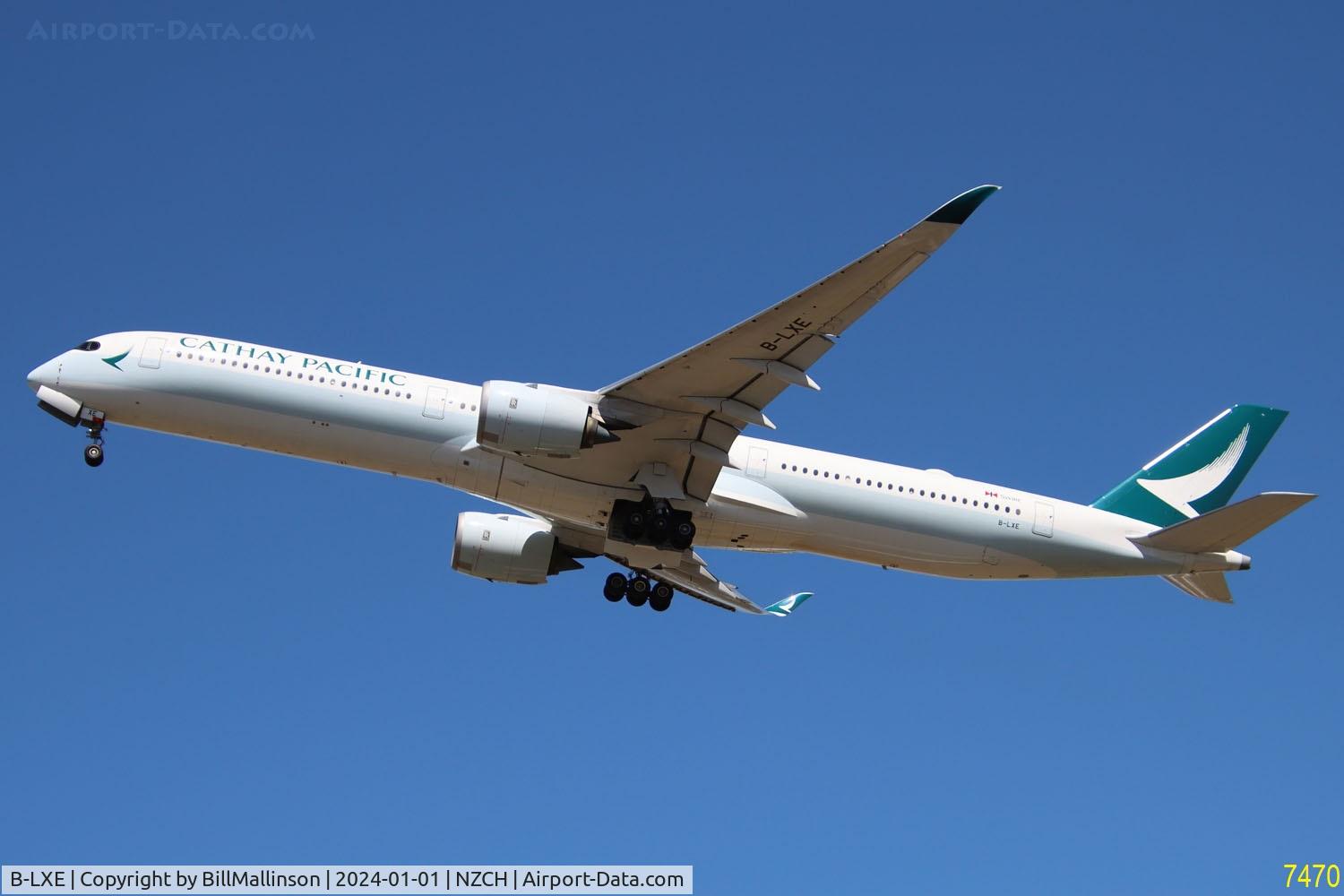 B-LXE, 2018 Airbus A350-1041 C/N 0225, CX126 to HKG