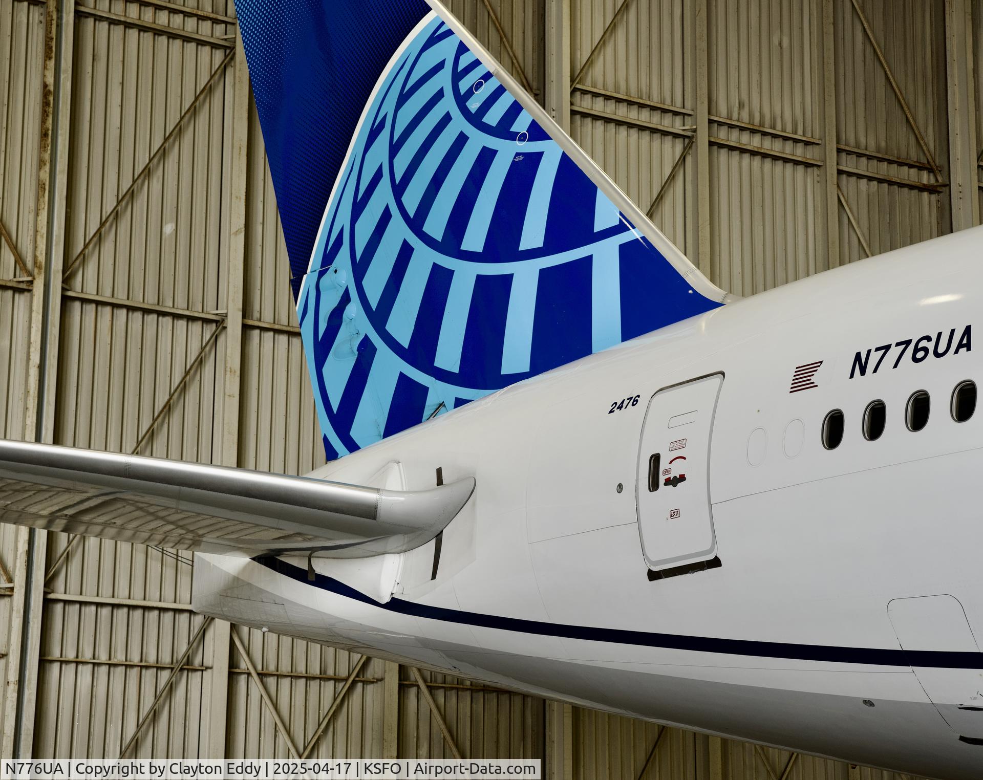 N776UA, 1996 Boeing 777-222 C/N 26937, SFO 2025