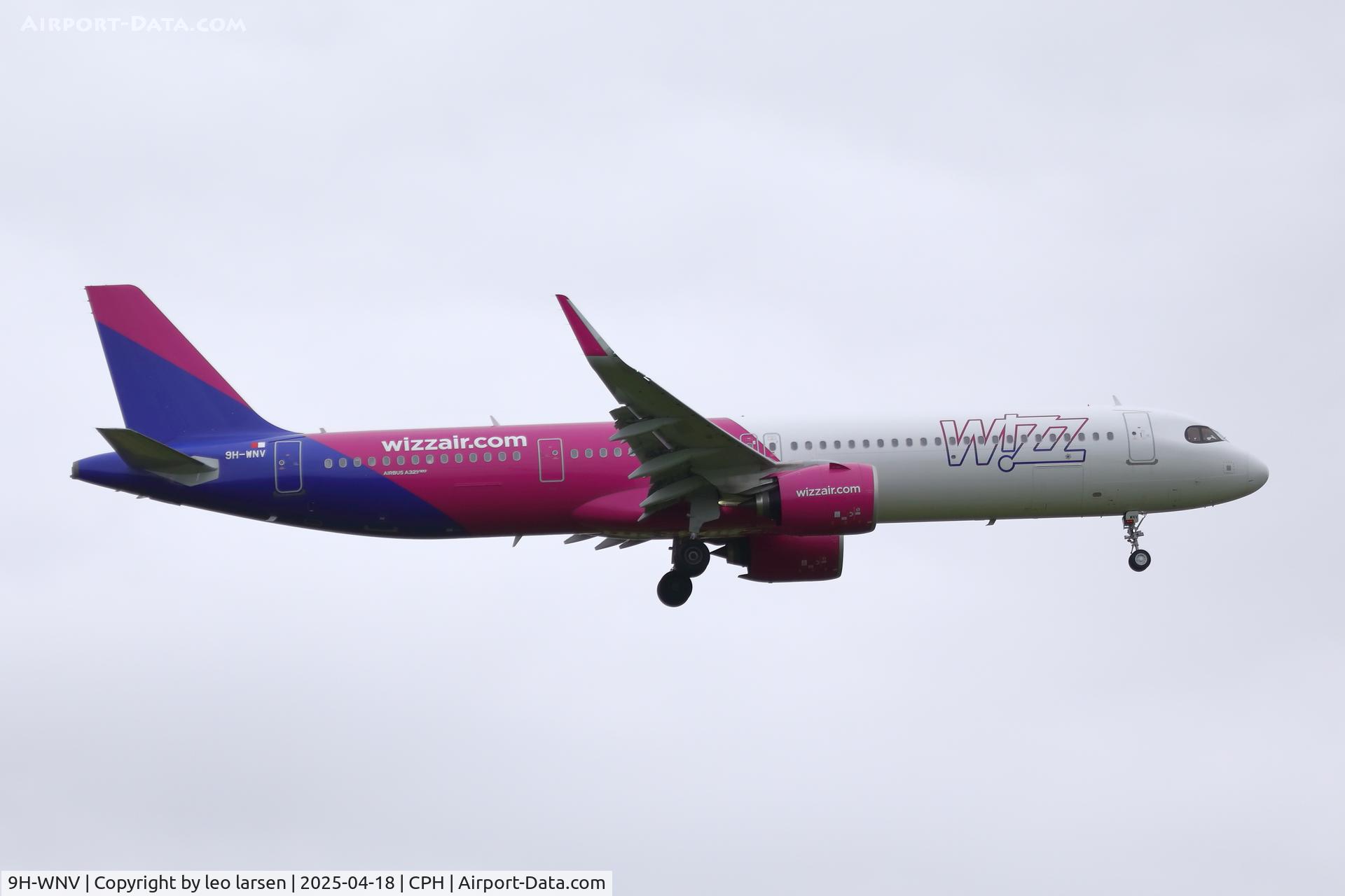 9H-WNV, 2025 Airbus A321-271 NX C/N 12366, Copenhagen 18.4.2025