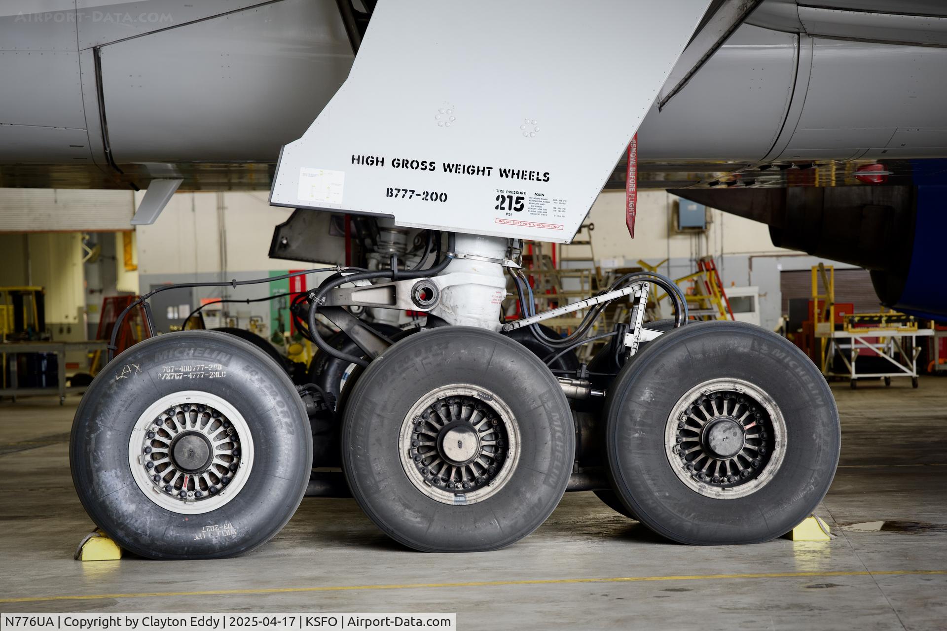 N776UA, 1996 Boeing 777-222 C/N 26937, SFO 2025