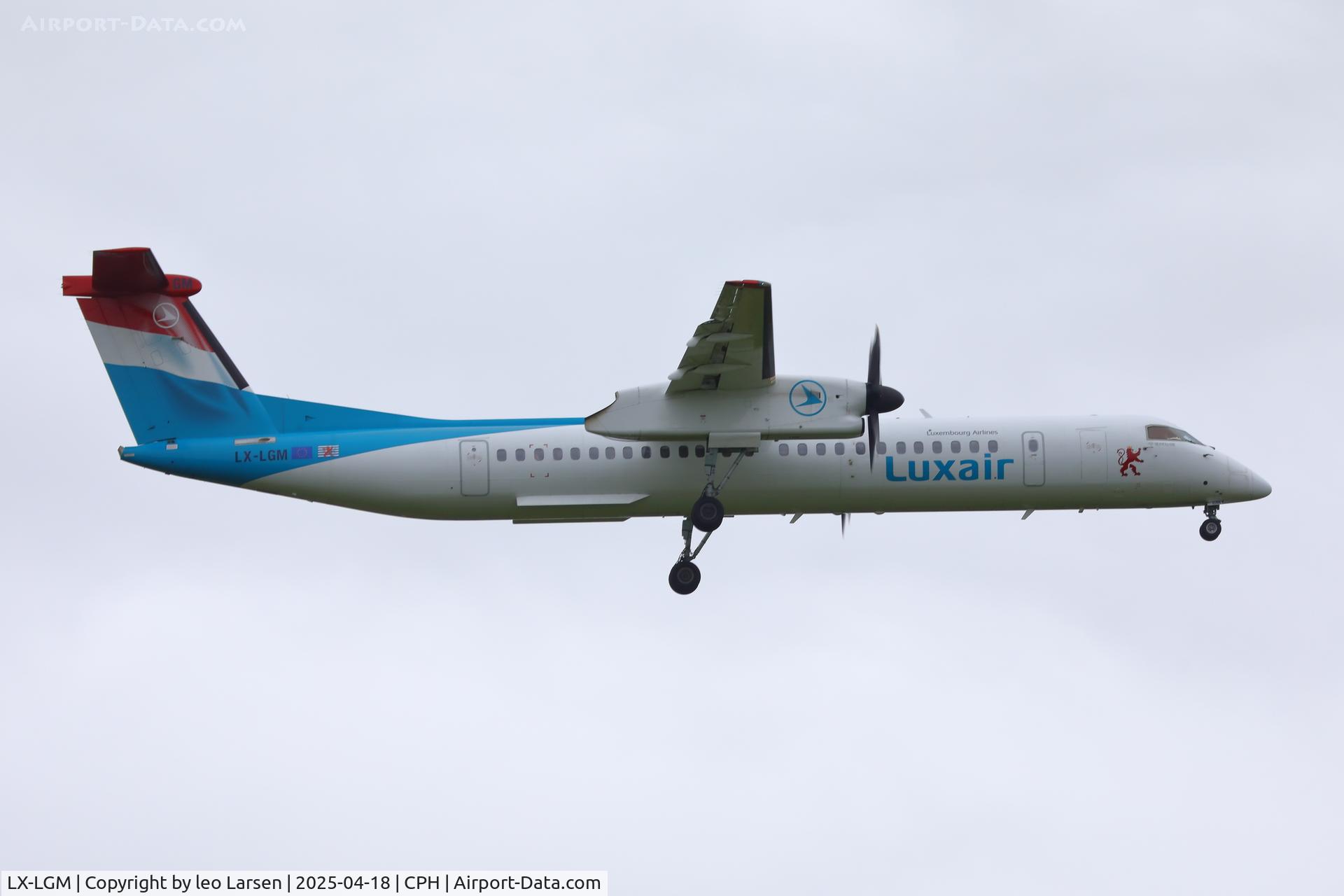 LX-LGM, 2012 De Havilland Canada DHC-8-402Q Dash 8 C/N 4425, Copenhagen 18.4.2024