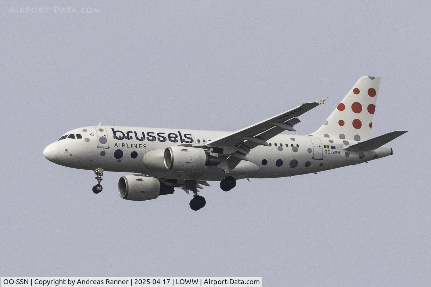 OO-SSN, 2003 Airbus A319-112 C/N 1963, Brussels Airlines A319
