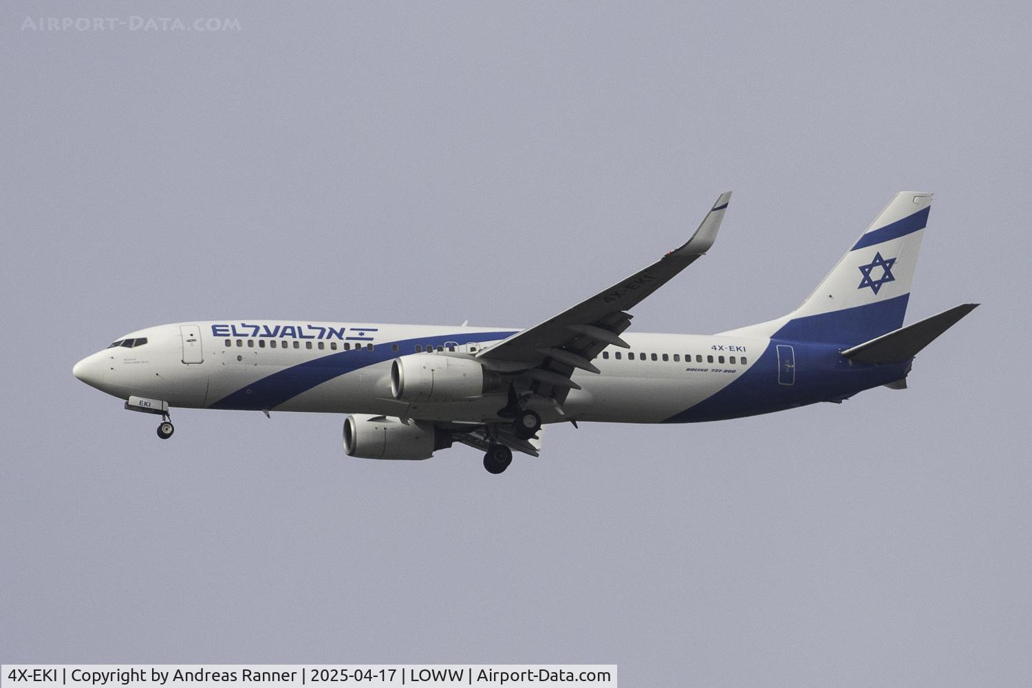 4X-EKI, 1999 Boeing 737-86N C/N 28587, EL AL Boeing 737