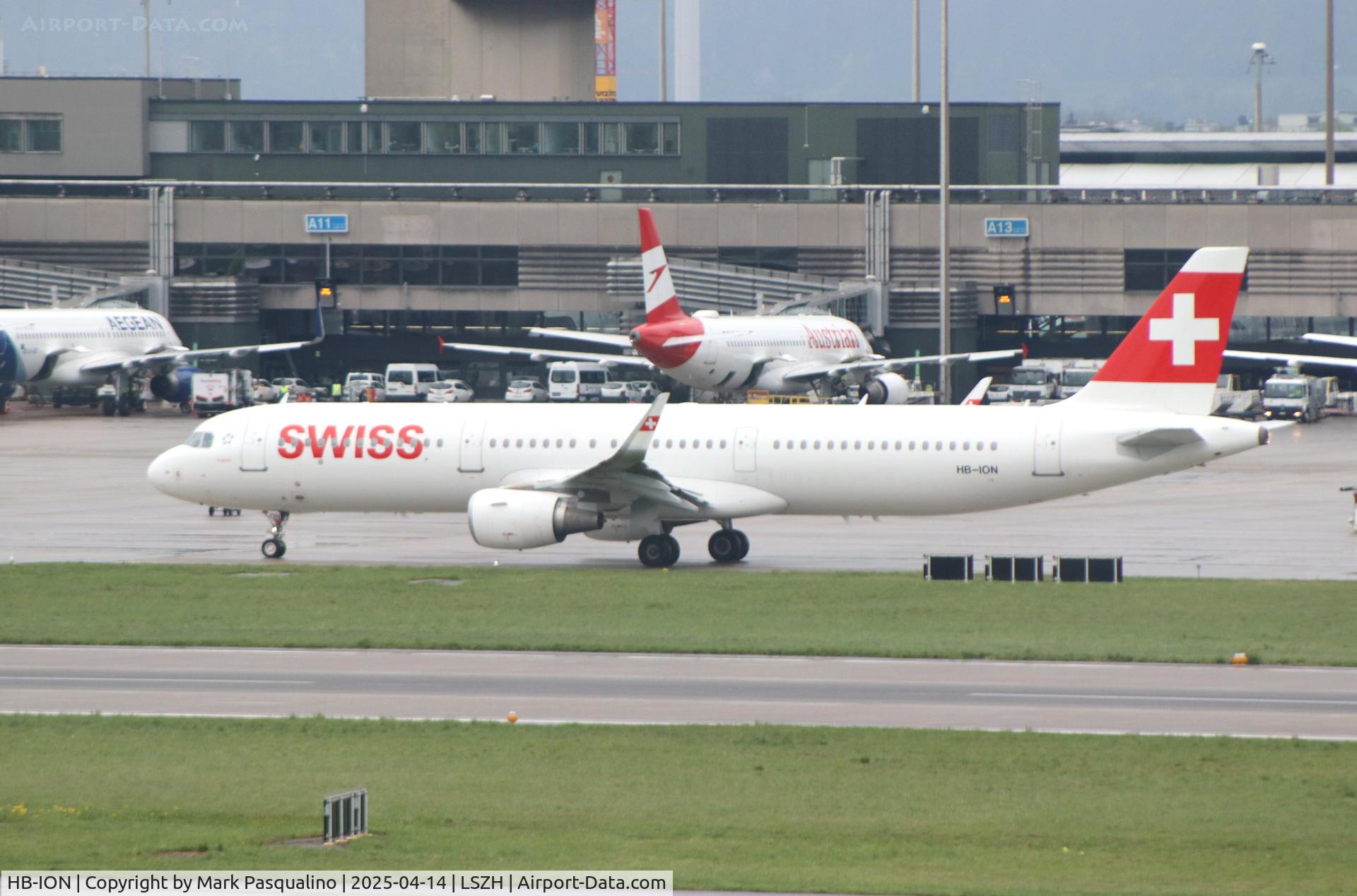 HB-ION, 2013 Airbus A321-212 C/N 5567, Airbus A321-212
