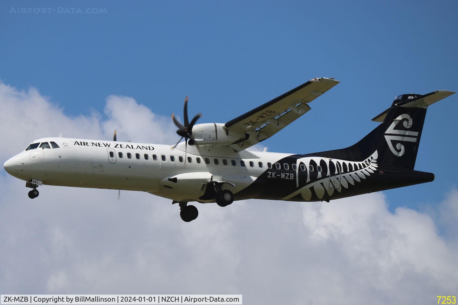 ZK-MZB, 2019 ATR 72-212A C/N 1578, ready for r/w 20