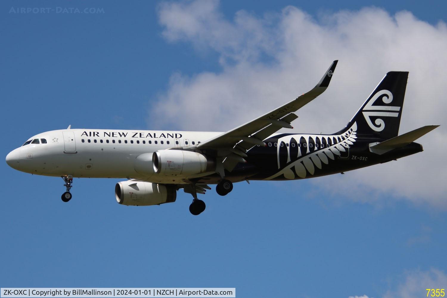 ZK-OXC, 2013 Airbus A320-232 C/N 5847, in from AKL