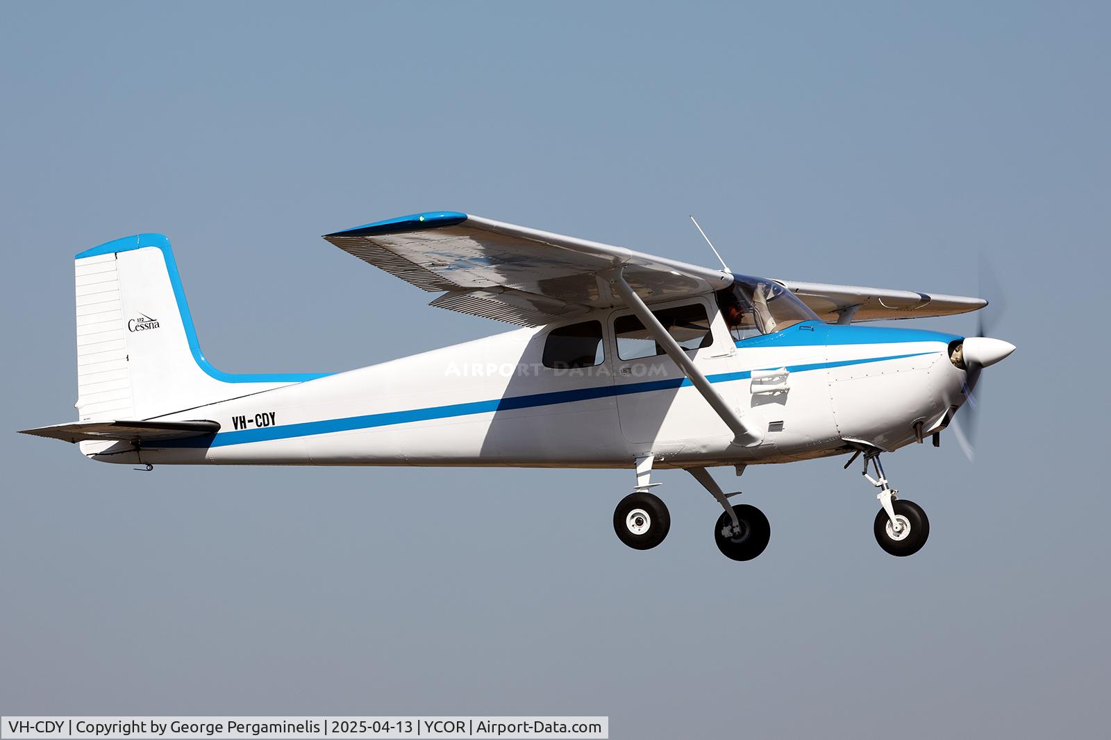 VH-CDY, 1956 Cessna 172 C/N 28717, Antique Aeroplane Association of Australia National Fly-in 2025.