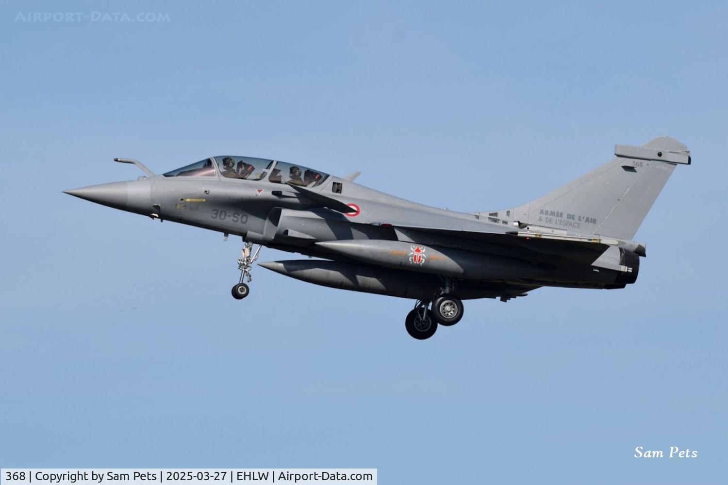 368, Dassault Rafale B C/N 368, Arrival at Ramstein Flag 2025.