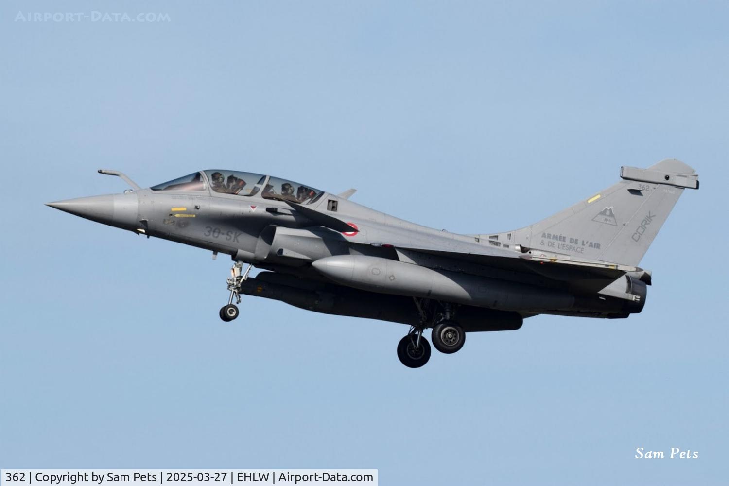 362, Dassault Rafale B C/N 362, Arrival at Ramstein Flag 2025.