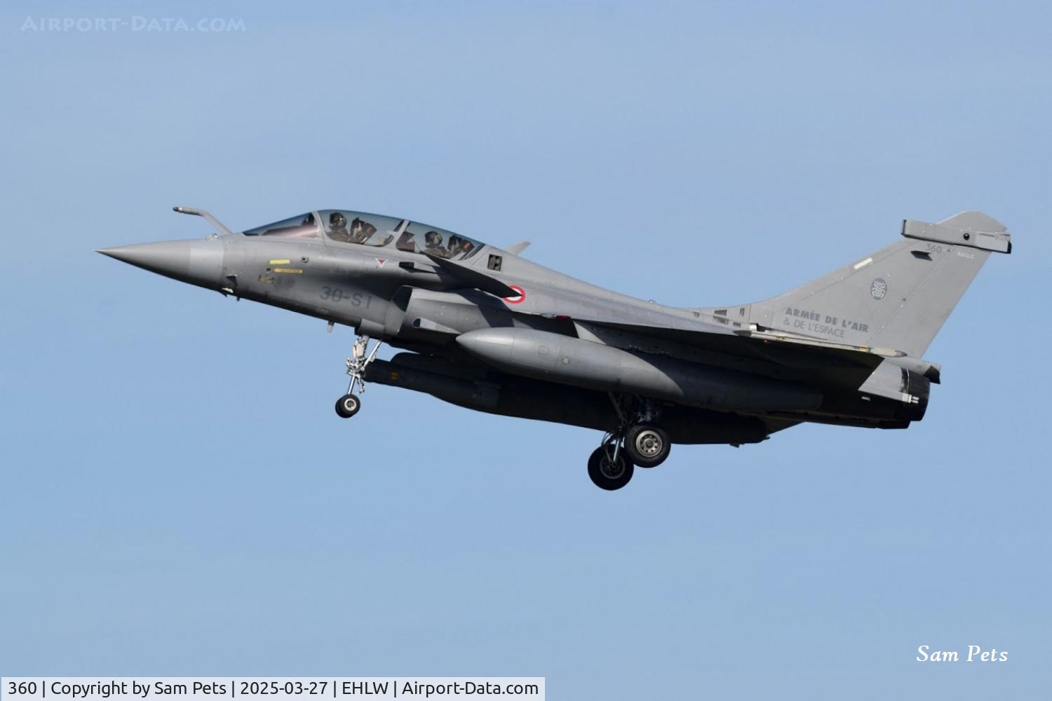 360, Dassault Rafale B C/N 360, Arrival at Ramstein Flag 2025.