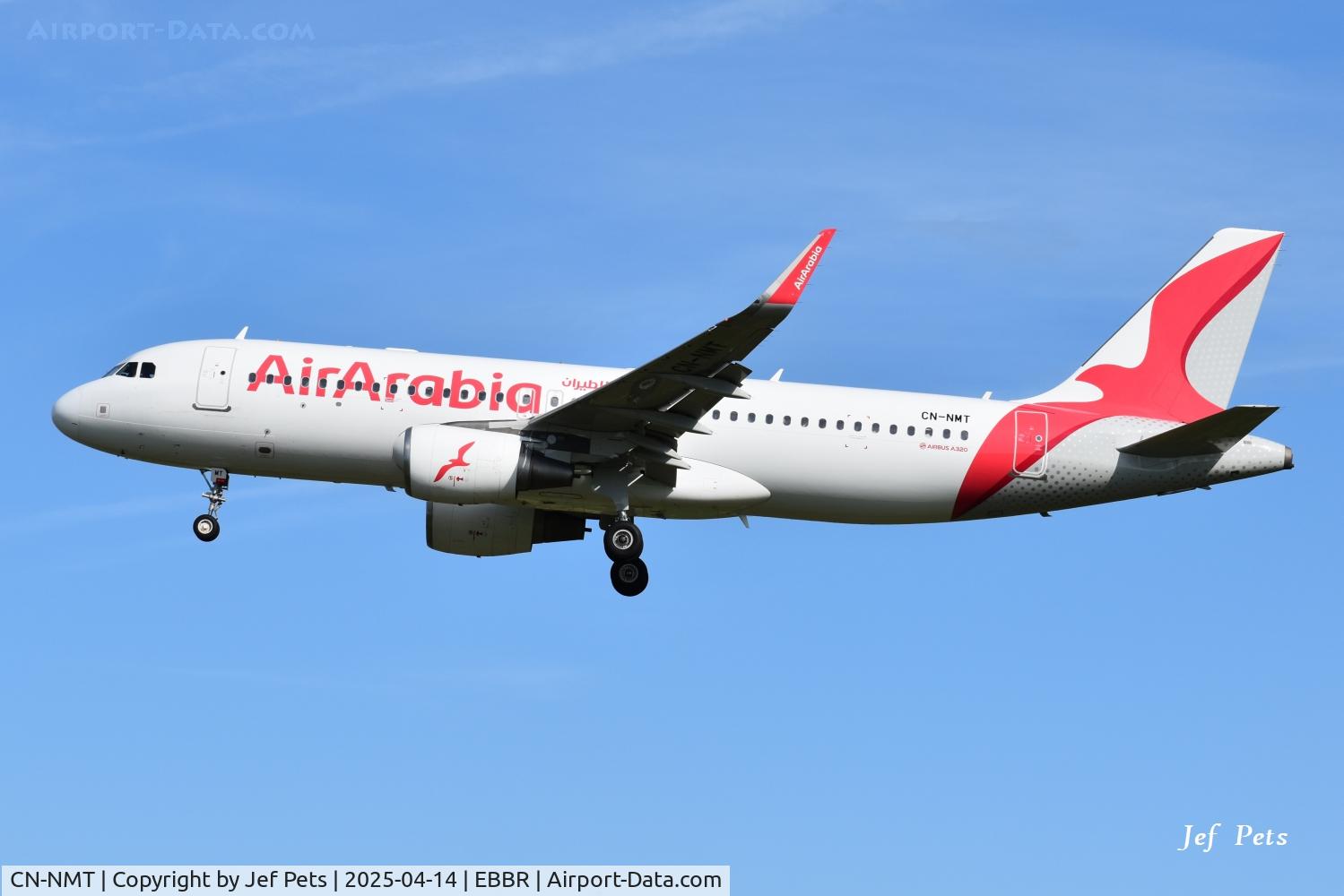 CN-NMT, 2016 Airbus A320-214 C/N 7080, Landing at Brussels Airport.