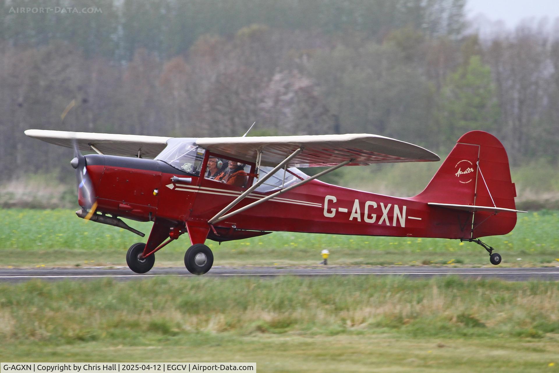 G-AGXN, 1946 Auster J-1N Alpha C/N 1963, Vintage Piper fly in, Sleap