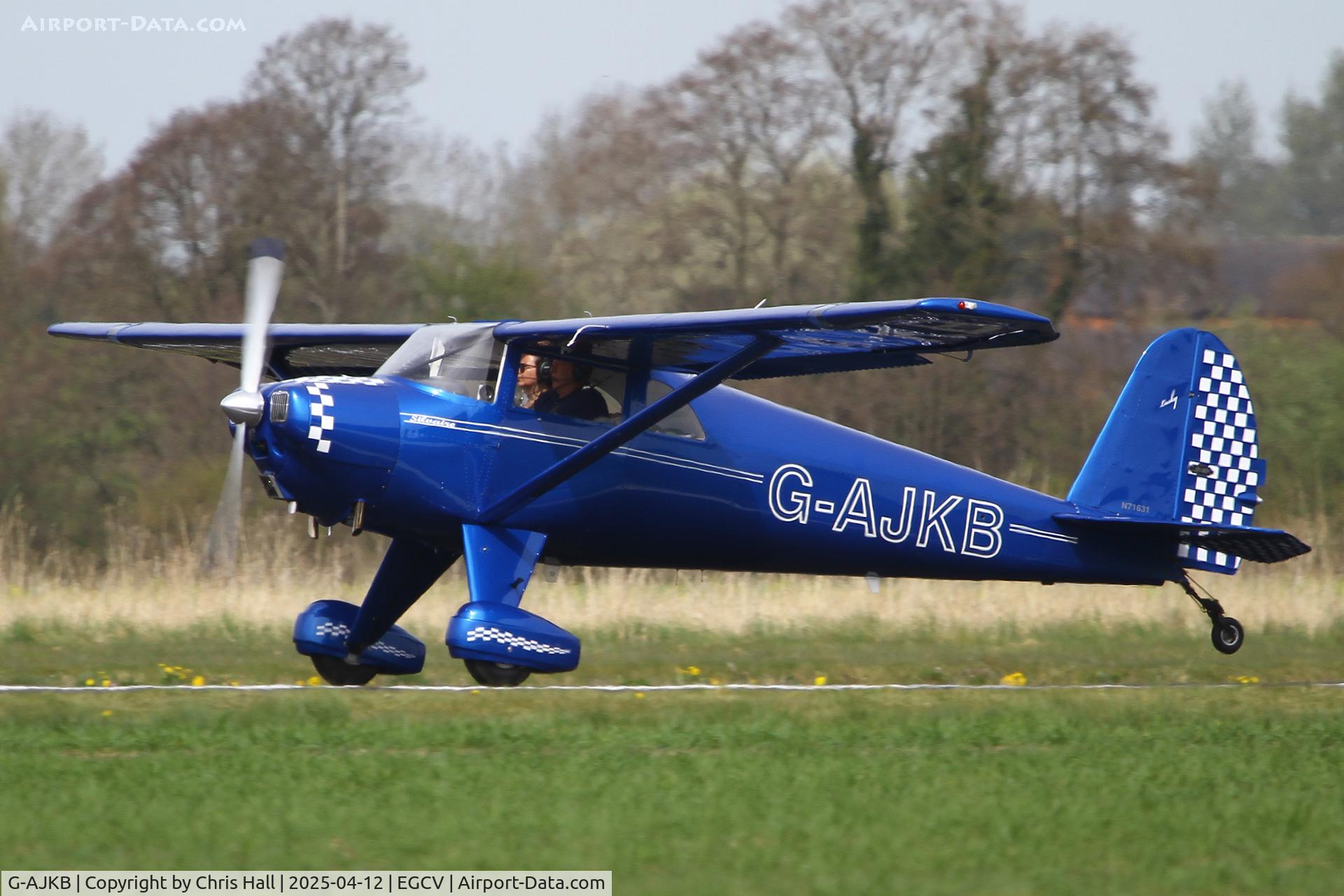 G-AJKB, 1946 Luscombe 8E Silvaire C/N 3058, Vintage Piper fly in, Sleap