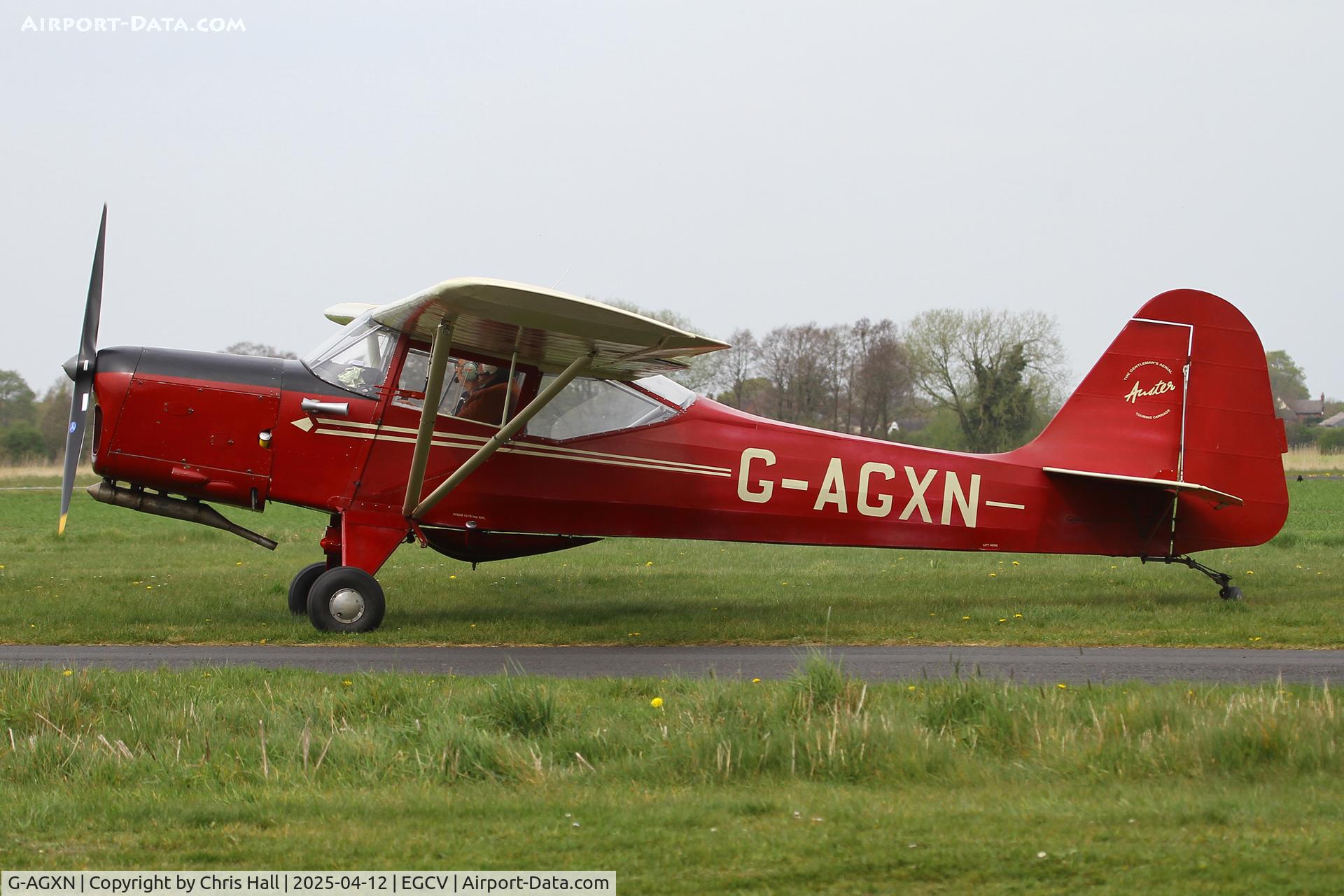 G-AGXN, 1946 Auster J-1N Alpha C/N 1963, Vintage Piper fly in, Sleap