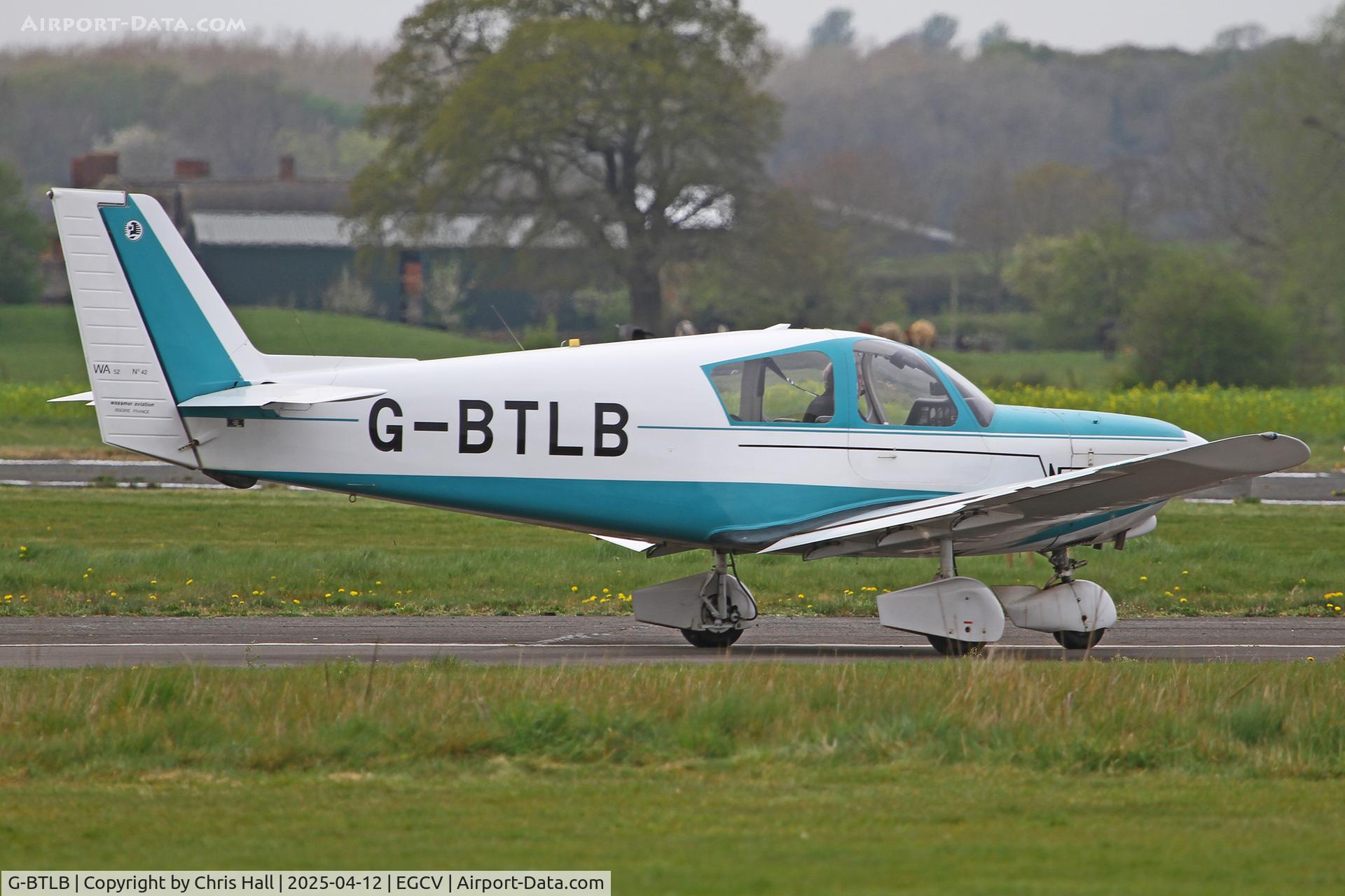 G-BTLB, 1972 Wassmer WA-52 Europa C/N 42, Vintage Piper fly in, Sleap