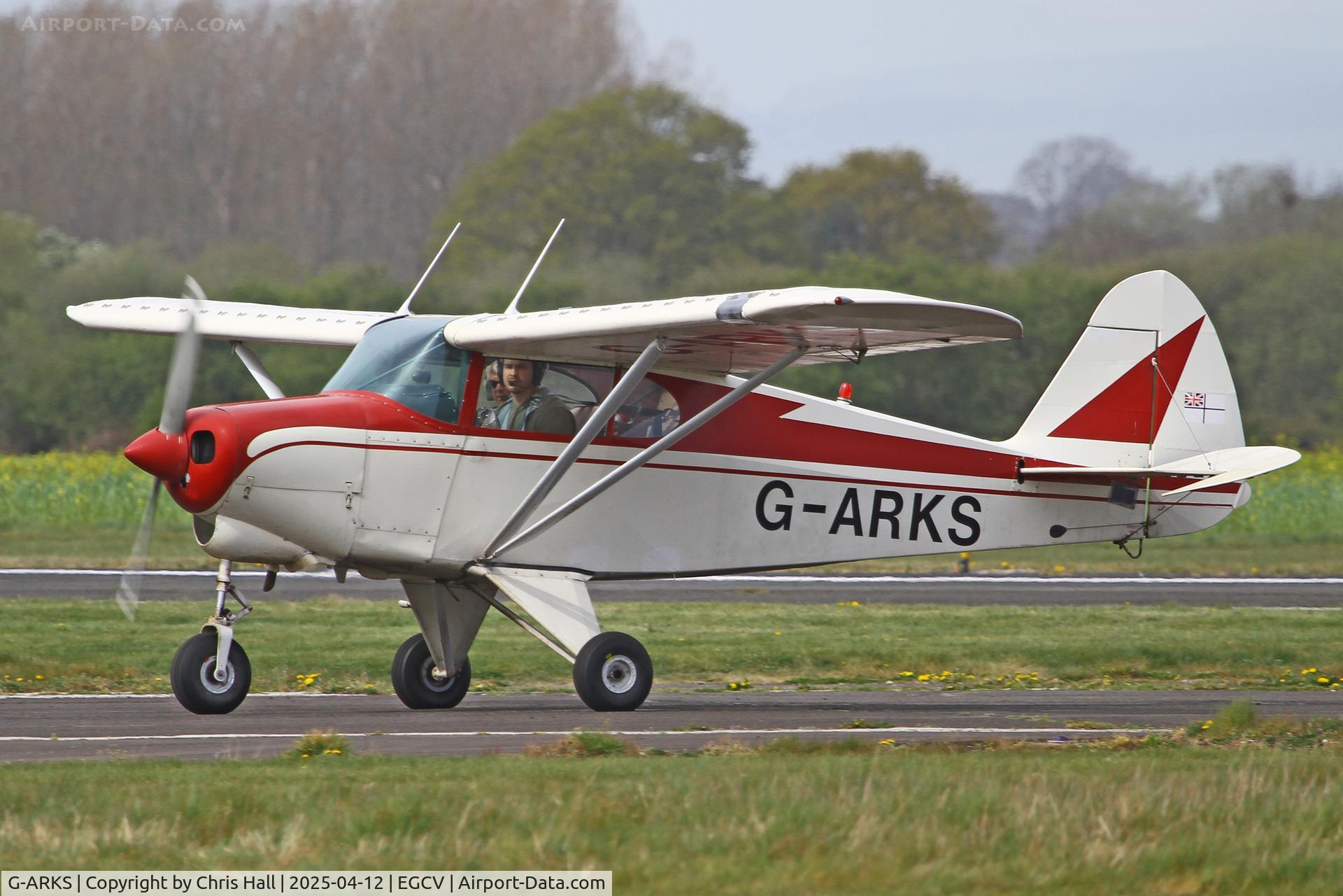 G-ARKS, 1961 Piper PA-22-108 Colt Colt C/N 22-8422, Vintage Piper fly in, Sleap