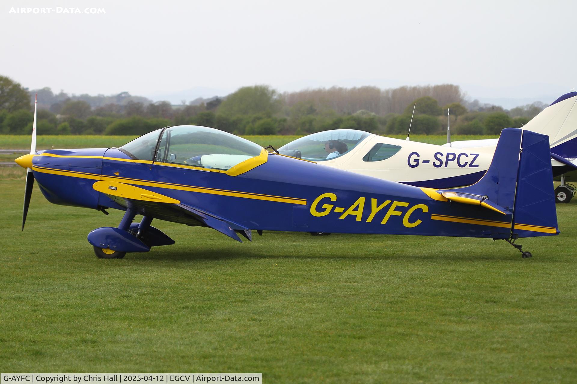 G-AYFC, 1970 Rollason Druine D-62B Condor C/N RAE/644, Vintage Piper fly in, Sleap