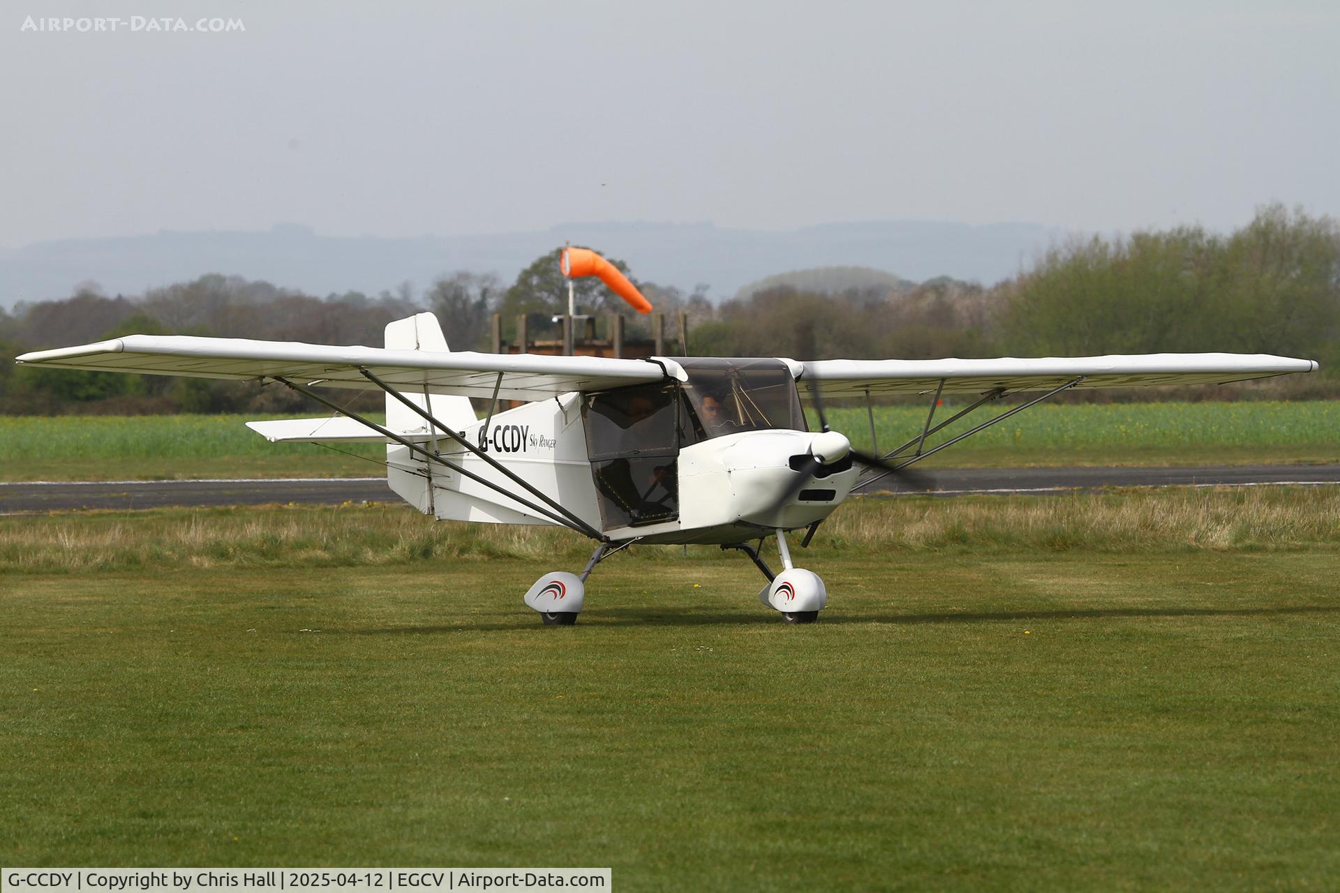 G-CCDY, 2003 Best Off Skyranger 912(2) C/N BMAA/HB/275, Vintage Piper fly in, Sleap