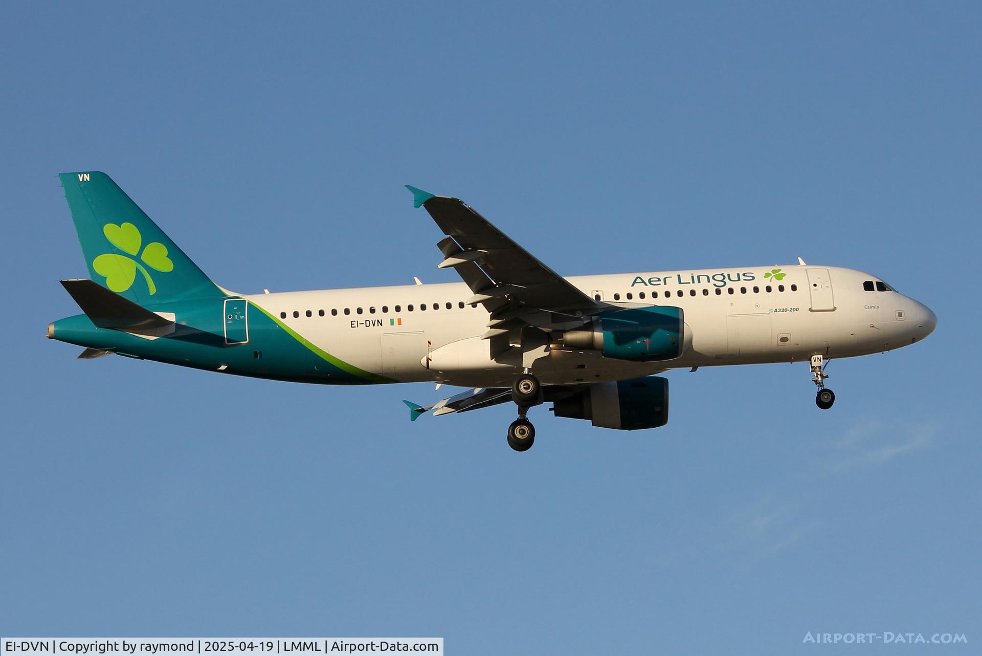 EI-DVN, 2011 Airbus A320-214 C/N 4715, Airbus A320-214 reg EI-DVN on final approach to RW13 in Malta.
