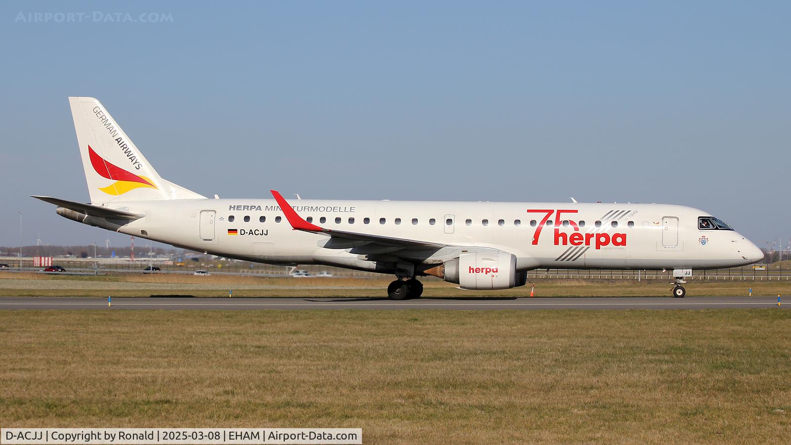 D-ACJJ, 2007 Embraer 190LR (ERJ-190-100LR) C/N 19000114, at eham