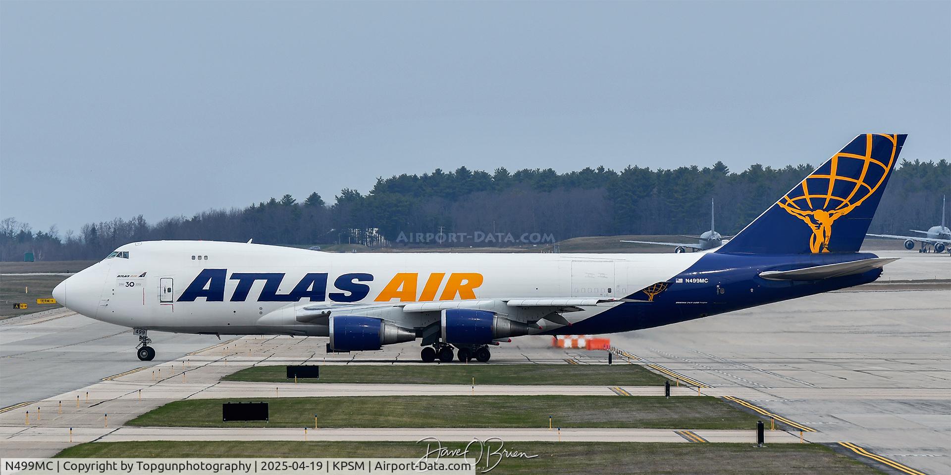 N499MC, 2000 Boeing 747-47UF C/N 29260, Atlas stops in to clear customs and get refueled