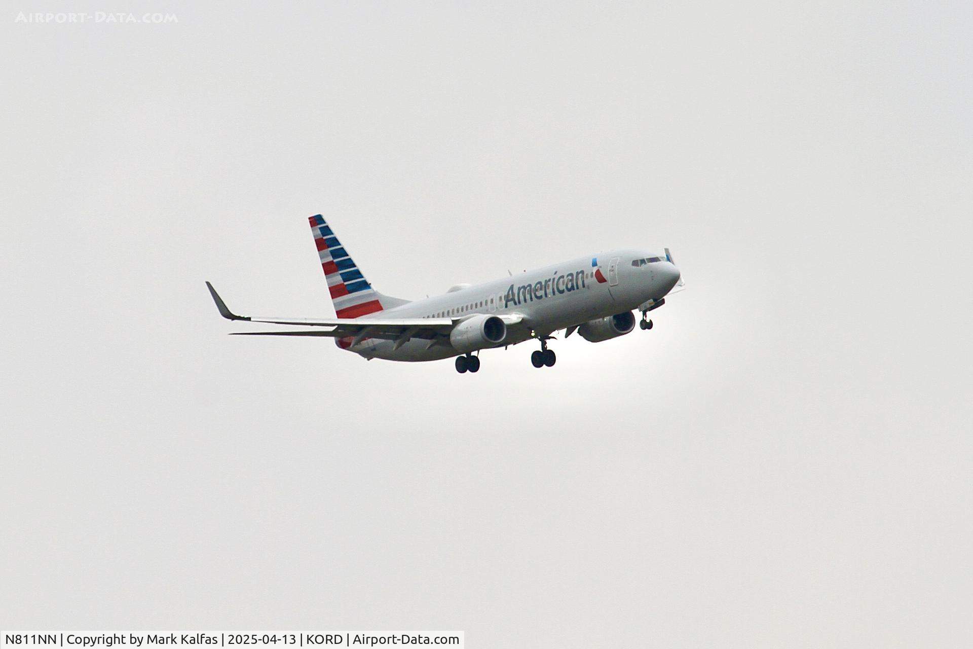 N811NN, 2009 Boeing 737-823 C/N 31079, B738 AMERICAN AIRLINES BOEING 737-823 N811NN 10C approach KORD
