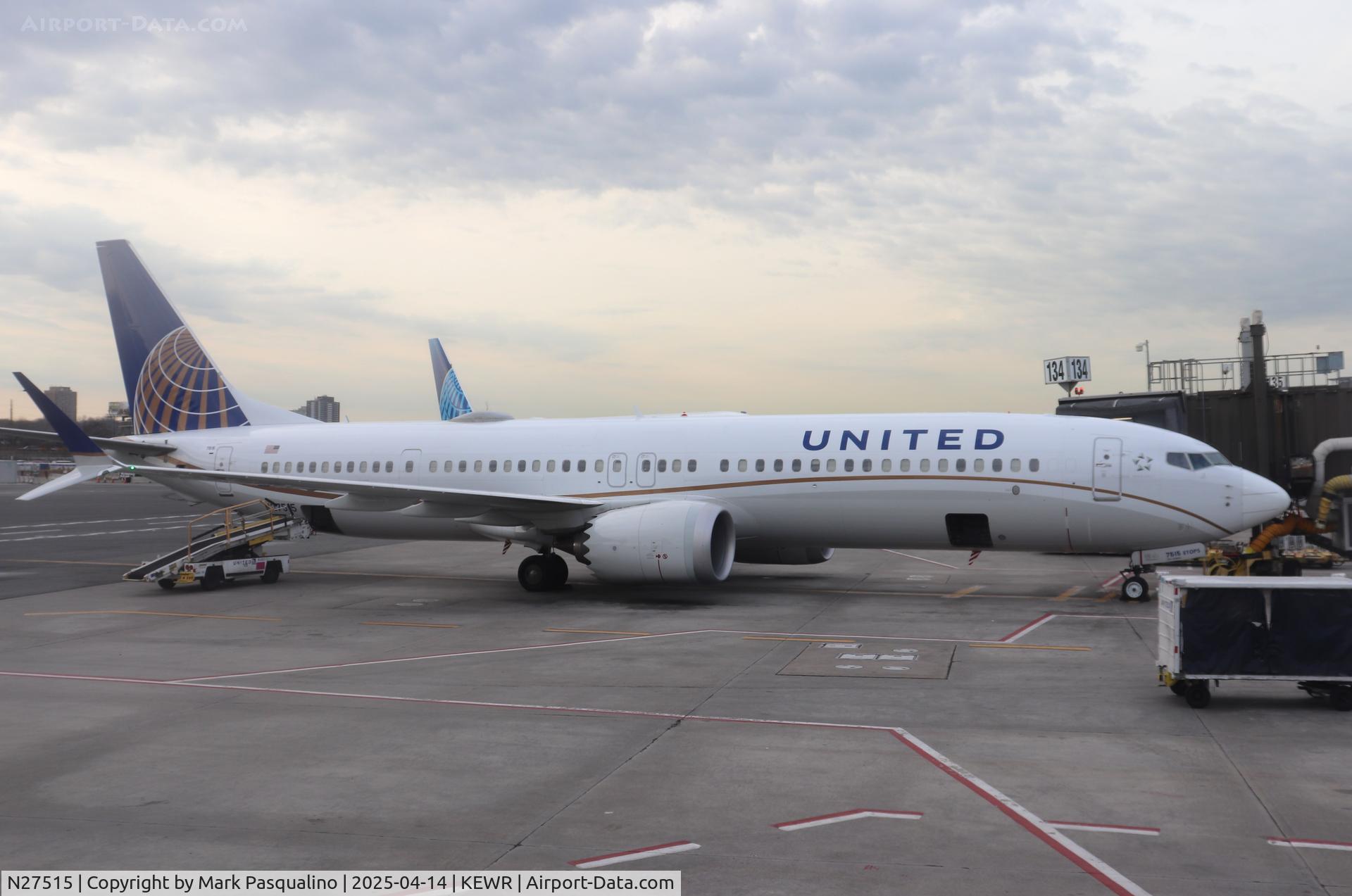 N27515, 2019 Boeing 737-9 MAX C/N 43452, Boeing 737-9 MAX