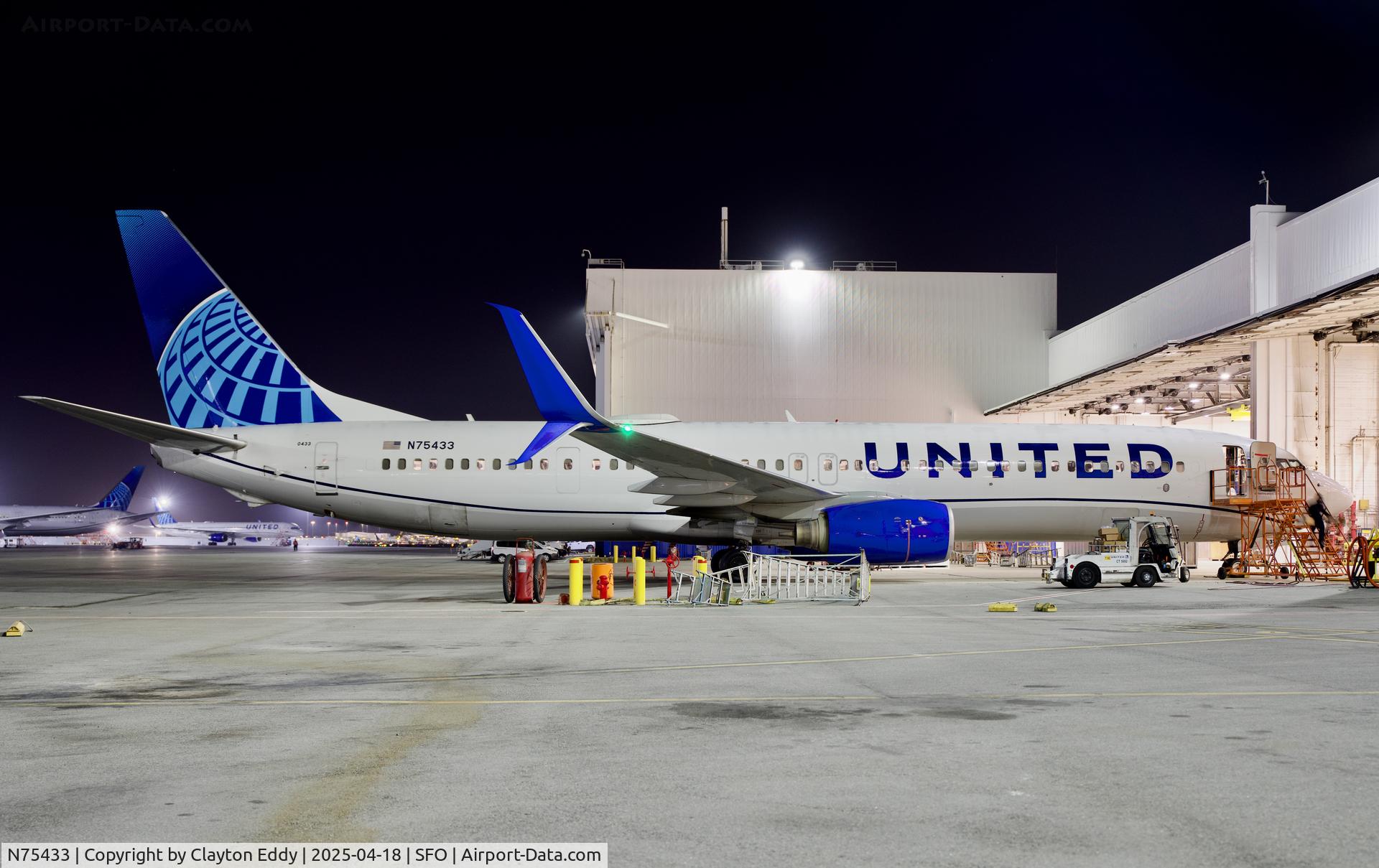 N75433, 2009 Boeing 737-924/ER C/N 33527, SFO 2025