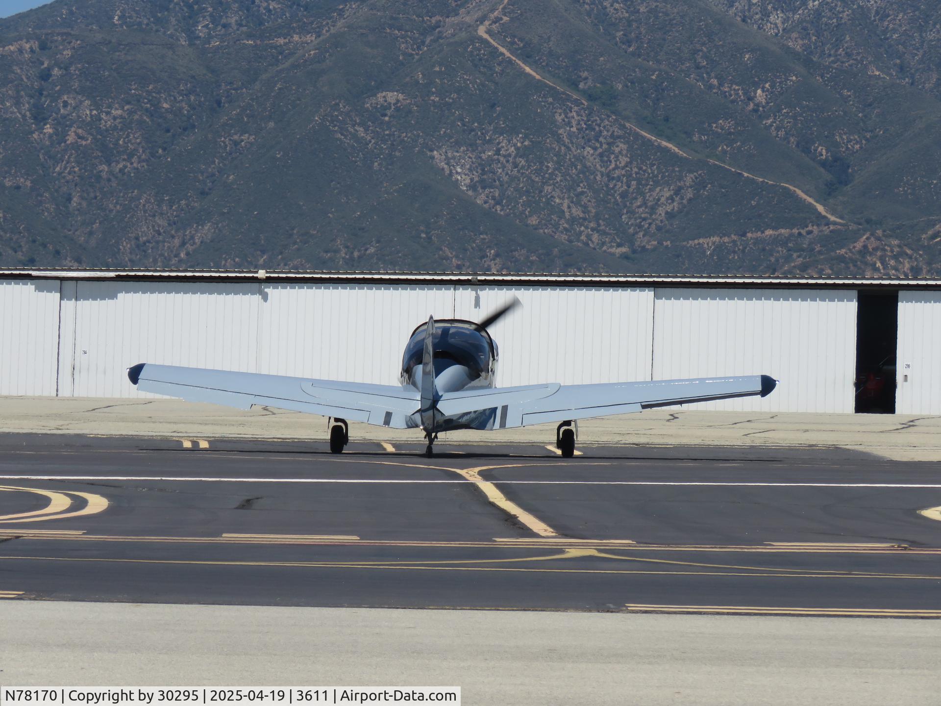 N78170, 1946 Globe GC-1B Swift C/N 2170, Up the hill