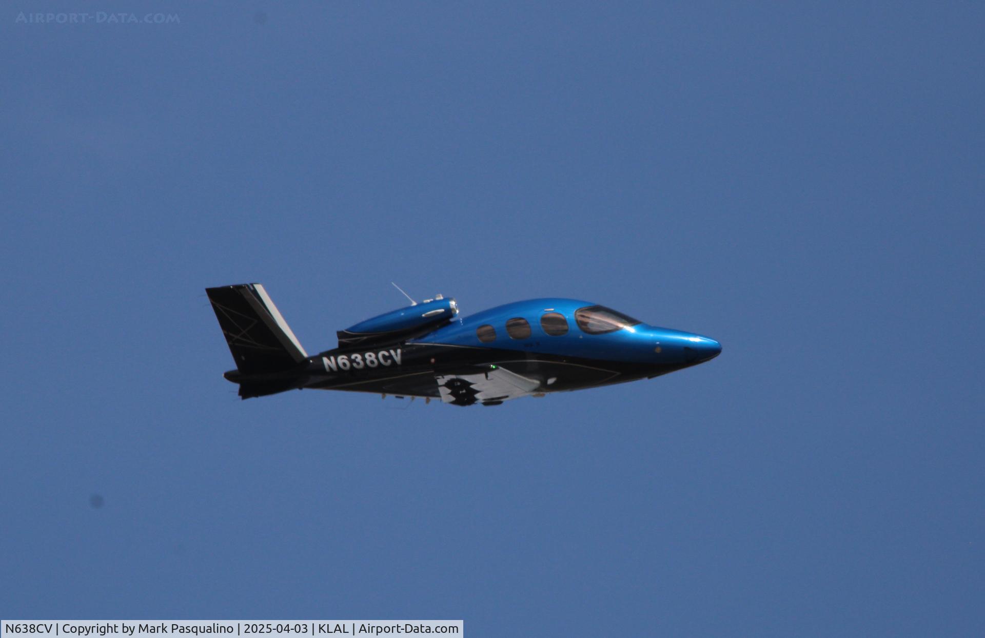 N638CV, 2025 Cirrus SF50 G2+ Vision C/N 0638, Cirrus SF50 G2+ Vision